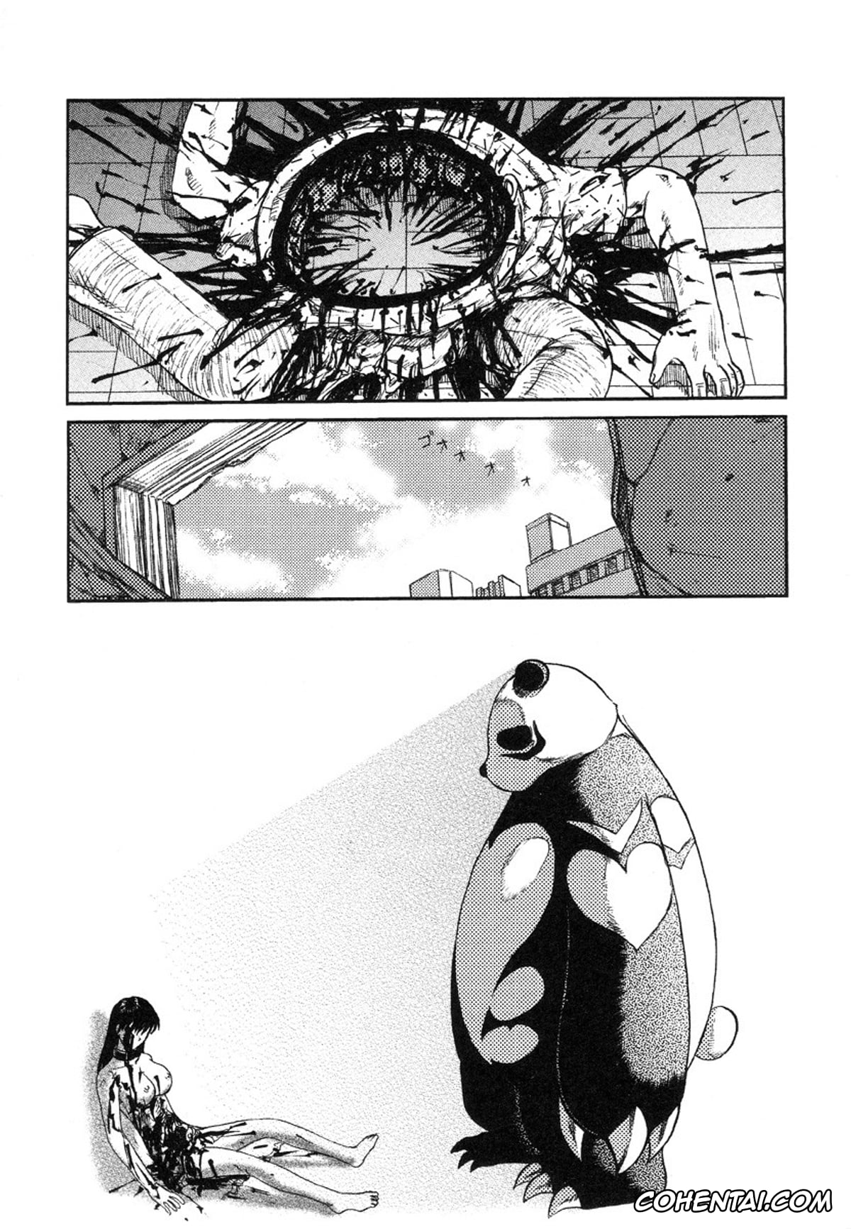 Manga xxx, Tankoubon xxx, Miko to Yajuu – Death Panda, pagina 112
