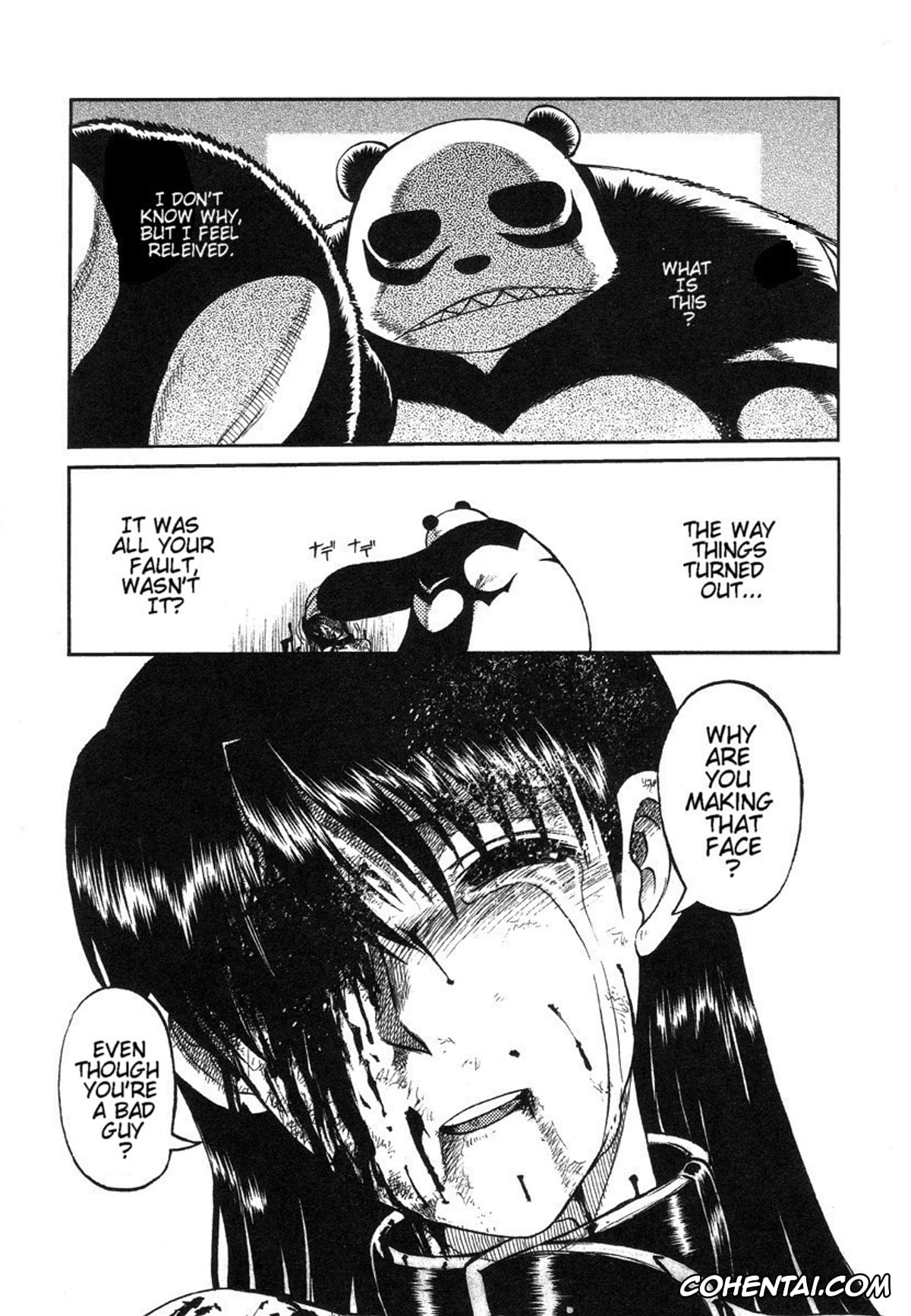 Manga hentai, Tankoubon hentai, Miko to Yajuu – Death Panda, pagina 114