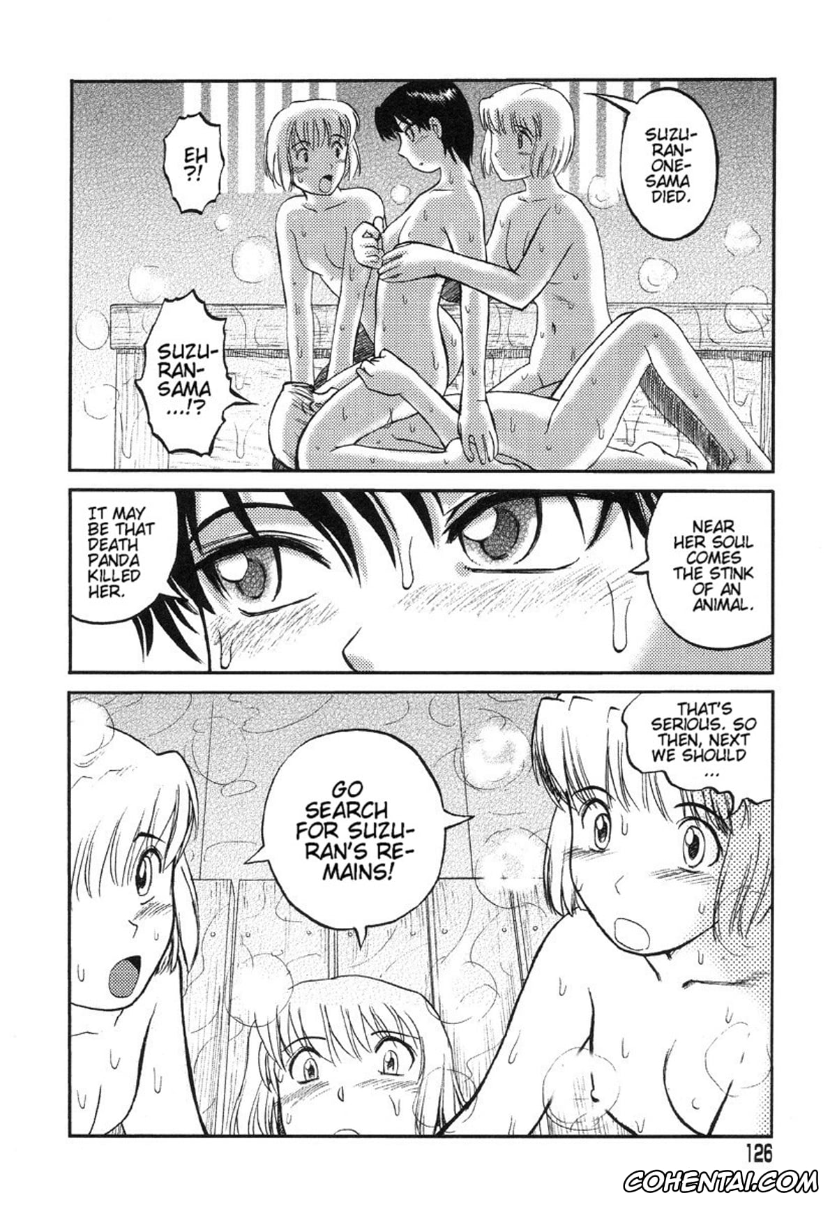 Manga hentai, Tankoubon hentai, Miko to Yajuu – Death Panda, pagina 117