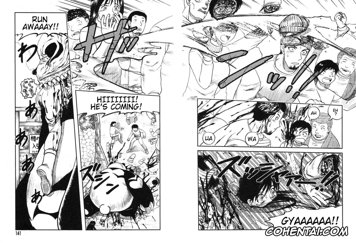 Manga porno, Tankoubon porno, Miko to Yajuu – Death Panda, pagina 131