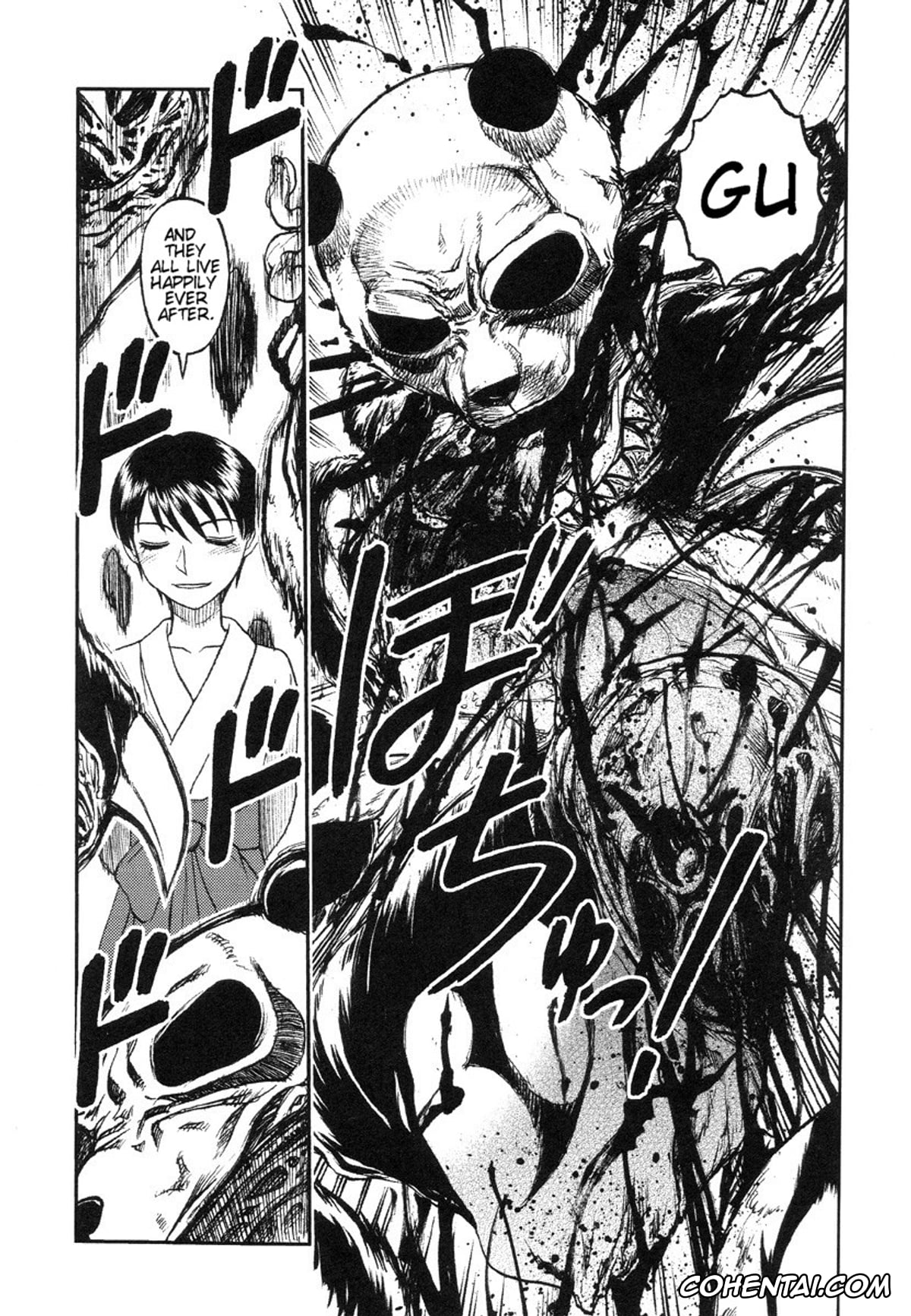 Manga hentai, Tankoubon hentai, Miko to Yajuu – Death Panda, pagina 135