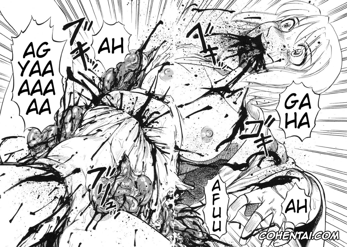 Manga porno, Tankoubon porno, Miko to Yajuu – Death Panda, pagina 146