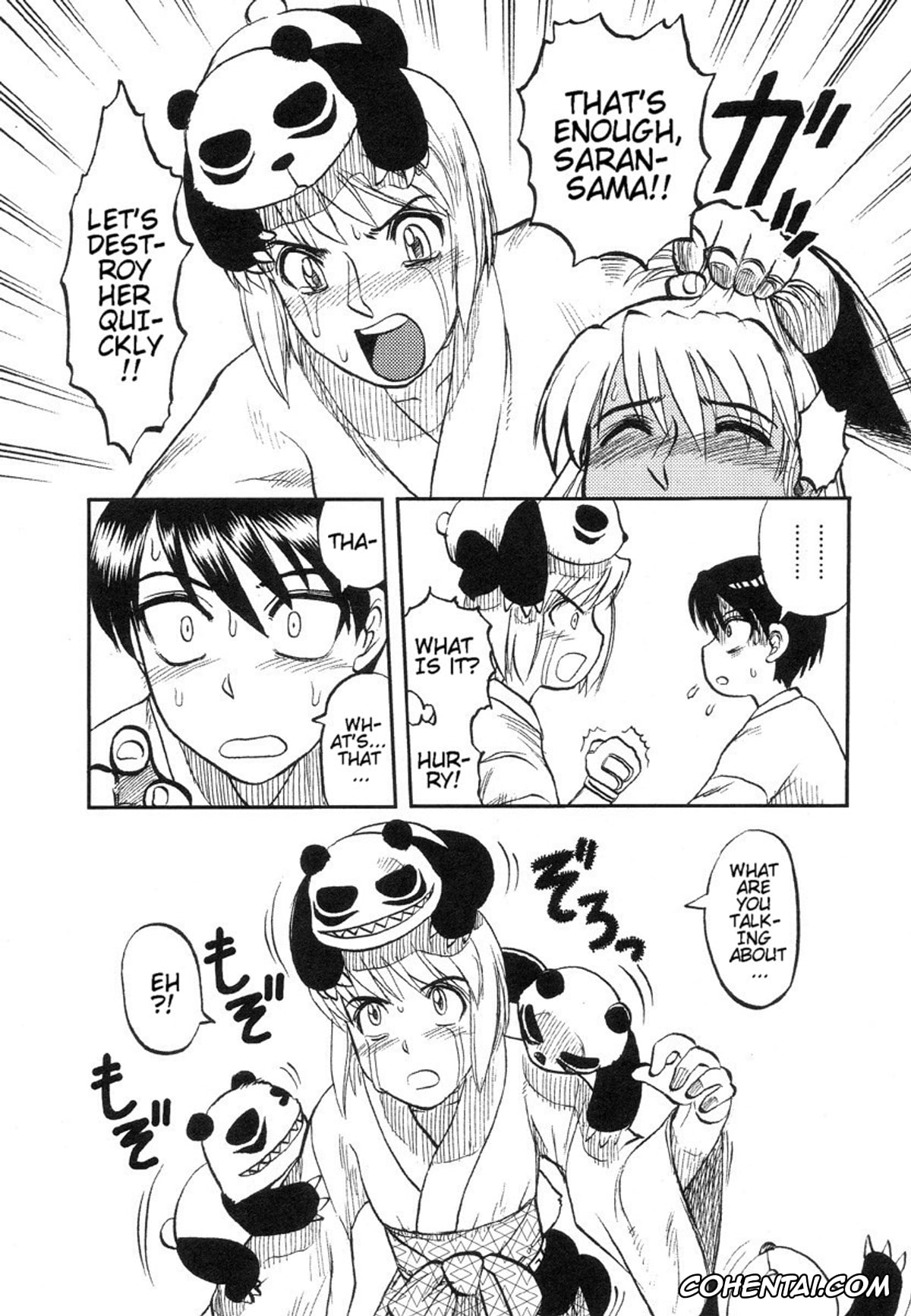 Manga porno, Tankoubon porno, Miko to Yajuu – Death Panda, pagina 161