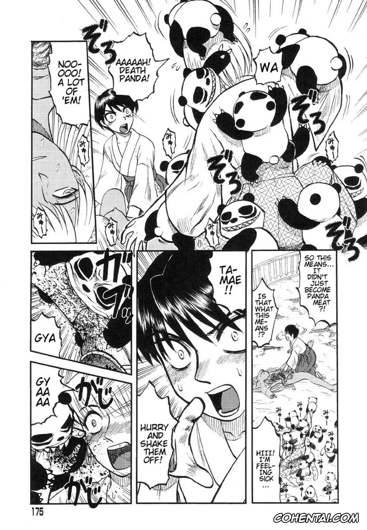 Manga hentai, Tankoubon hentai, Miko to Yajuu – Death Panda, pagina 162