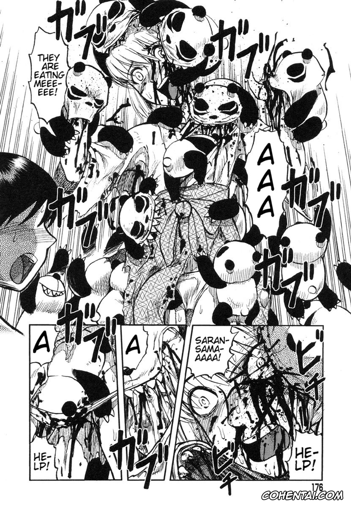 Manga xxx, Tankoubon xxx, Miko to Yajuu – Death Panda, pagina 163