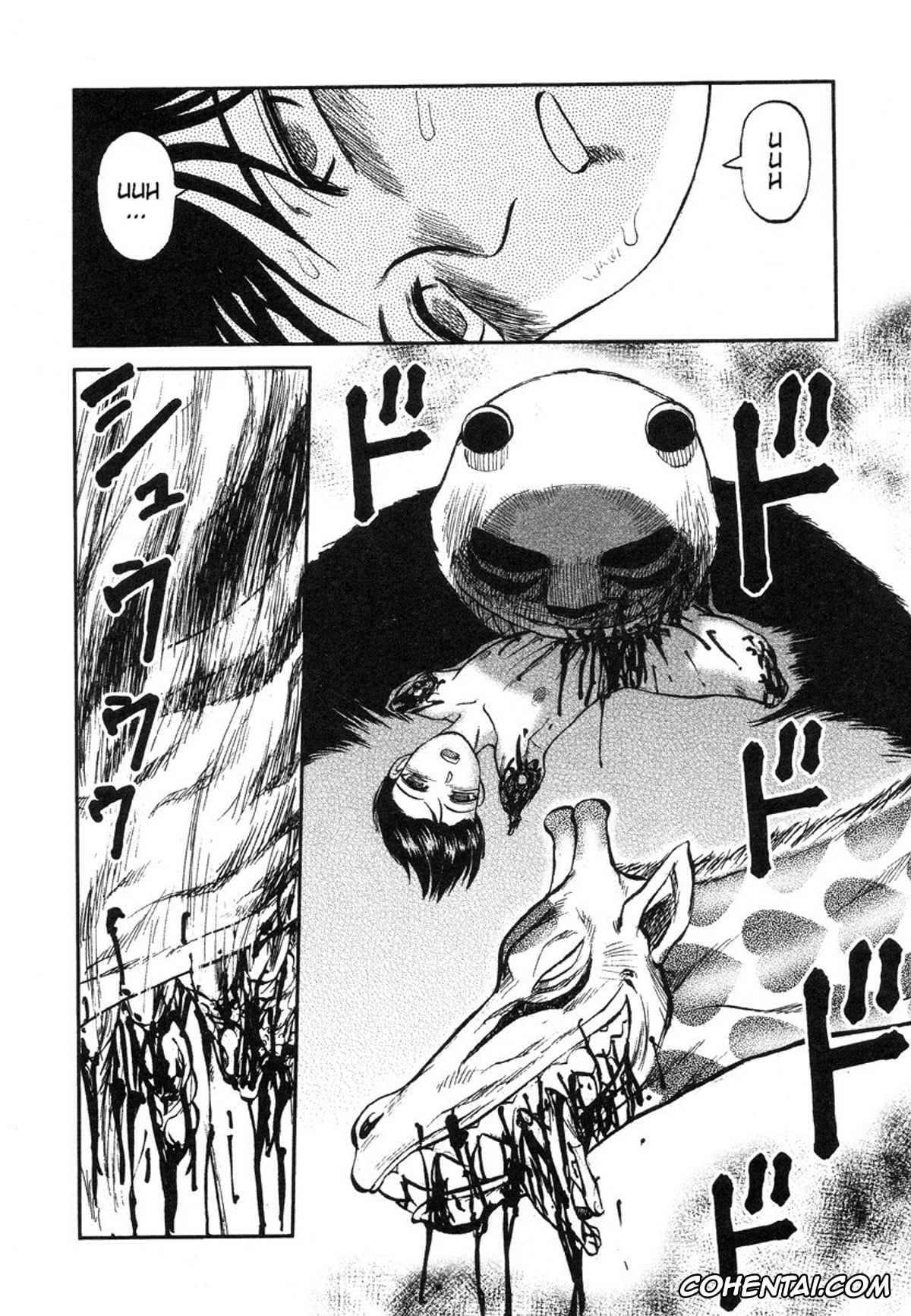 Manga porno, Tankoubon porno, Miko to Yajuu – Death Panda, pagina 170
