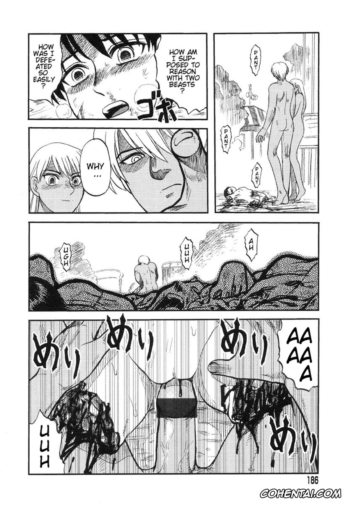 Manga xxx, Tankoubon xxx, Miko to Yajuu – Death Panda, pagina 172