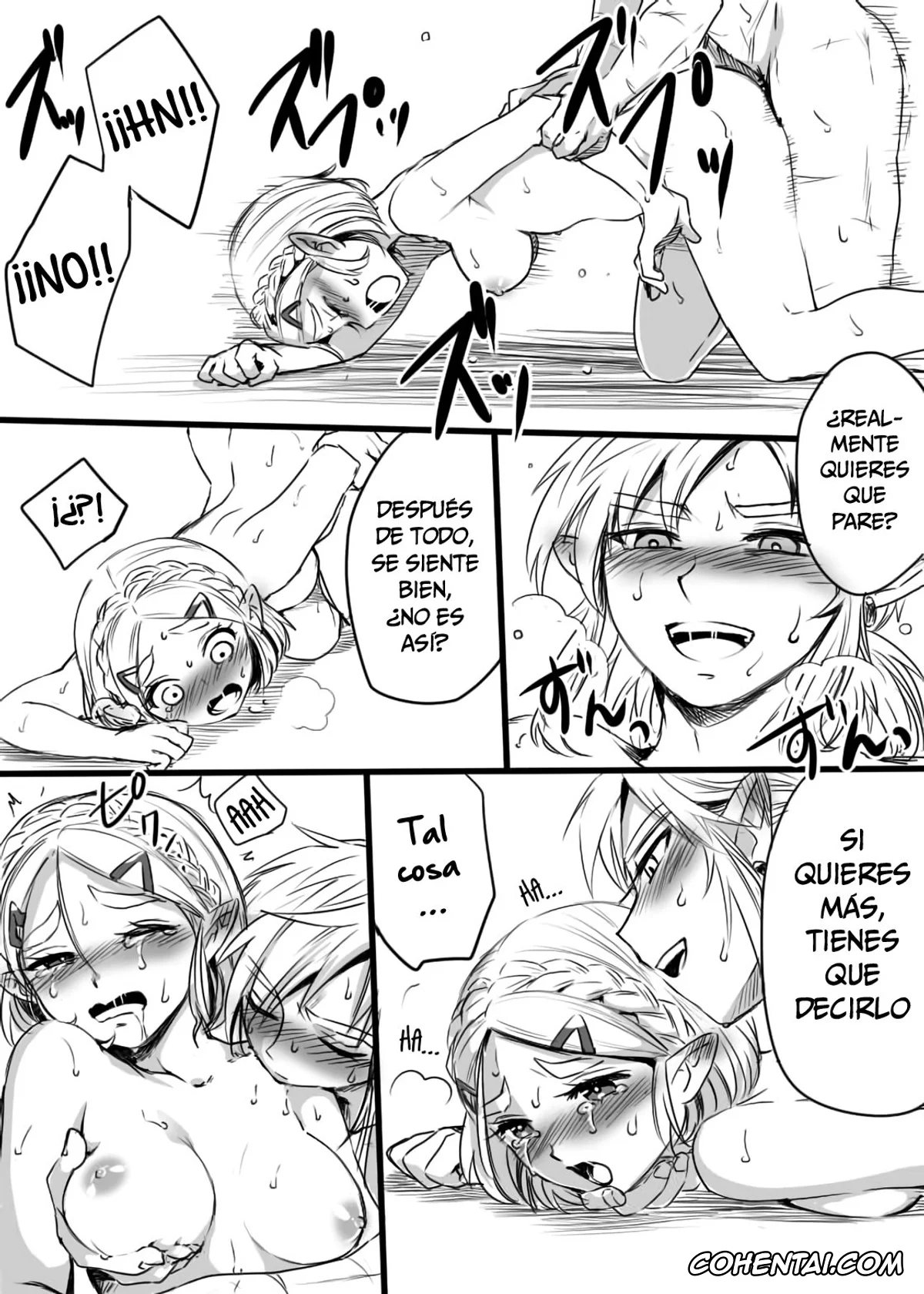 The Legend Of Zelda hentai, Link hentai, Princess Zelda hentai, Anzen de Kenzen na Okusuri o Nomou! (The Legend of Zelda: Breath of the Wild), pagina 9