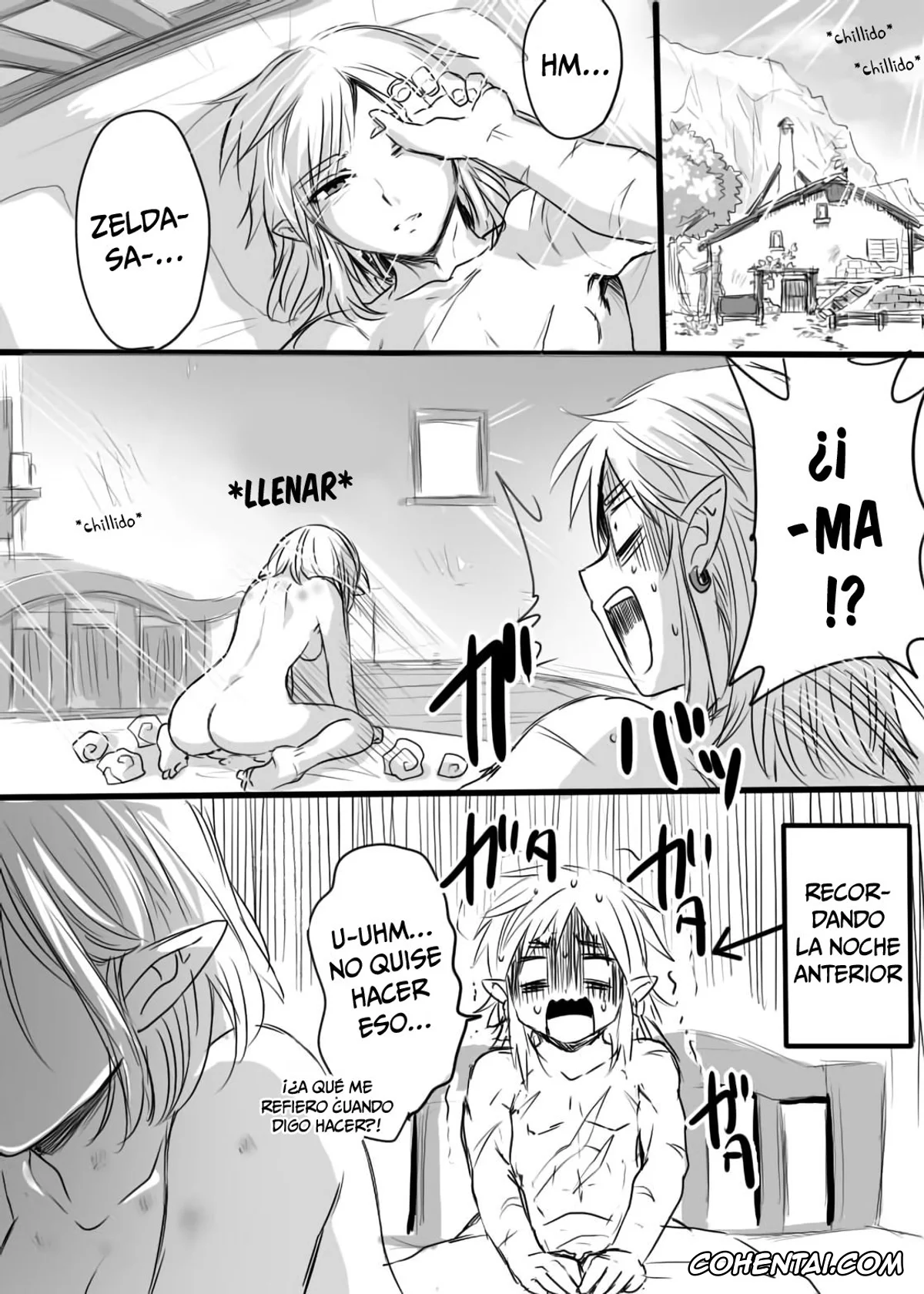 The Legend Of Zelda porno, Link porno, Princess Zelda porno, Anzen de Kenzen na Okusuri o Nomou! (The Legend of Zelda: Breath of the Wild), pagina 17