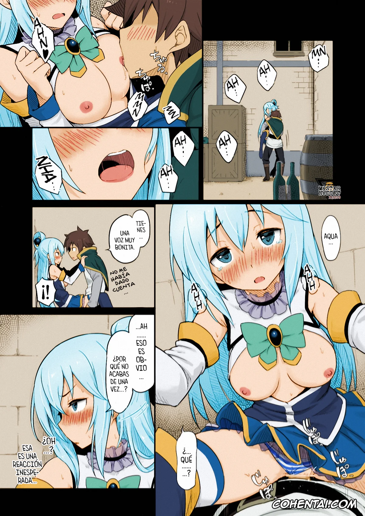Kono Subarashii Sekai ni Syukufuku o! hentai, Aqua hentai, Dust hentai, Kazuma Satou hentai, Damegami-sama wa Nomisugi ni Gochuui o! (Kono Subarashii Sekai ni Syukufuku o!), pagina 15