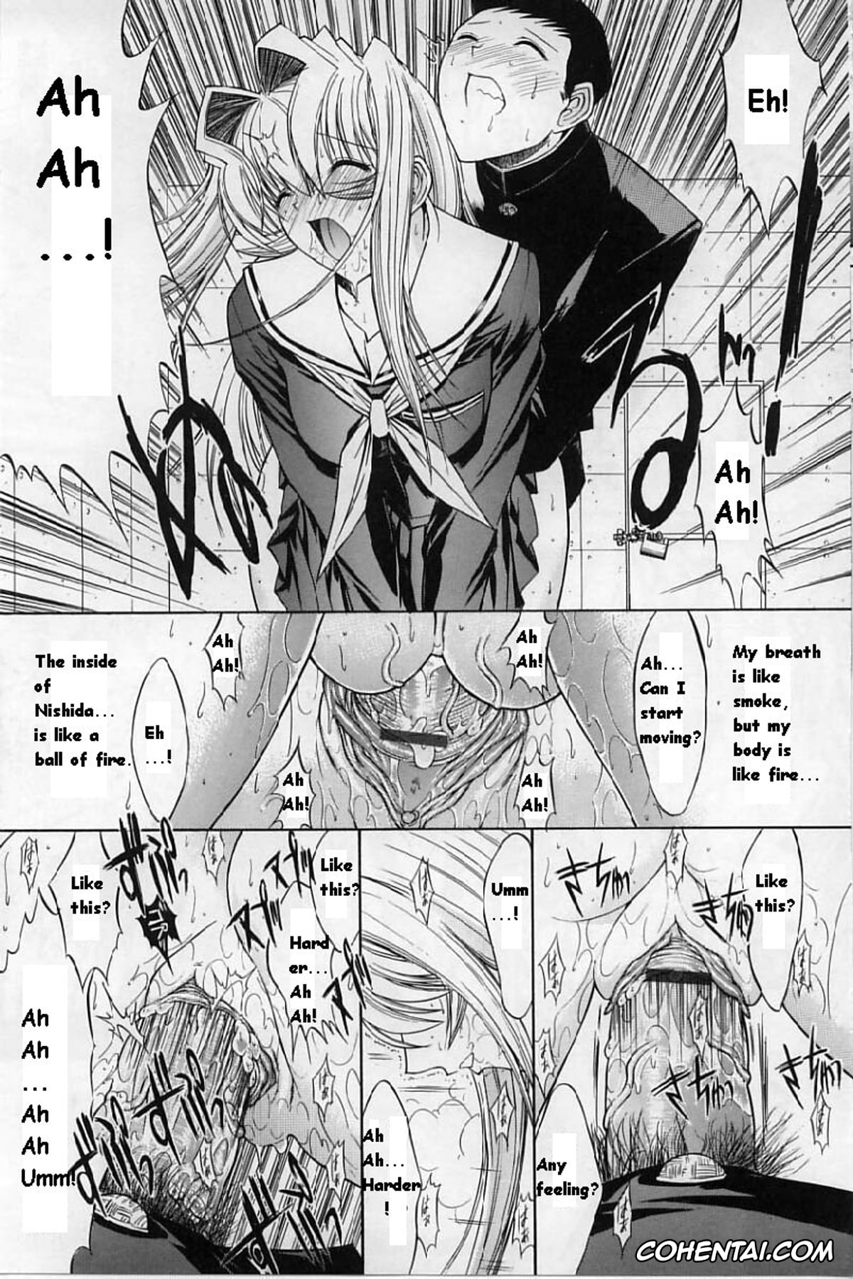 Manga porno, Tankoubon porno, Kassen Soubatsu, pagina 107
