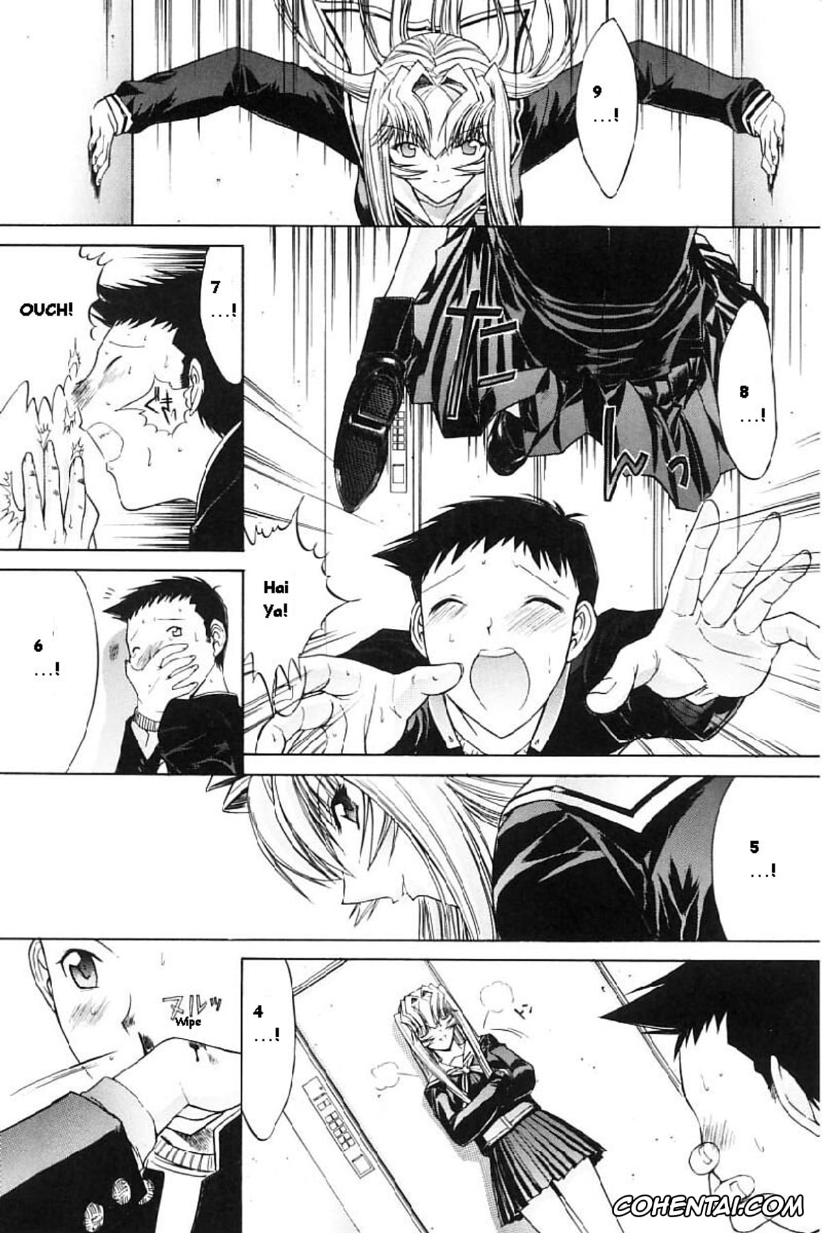 Manga porno, Tankoubon porno, Kassen Soubatsu, pagina 194