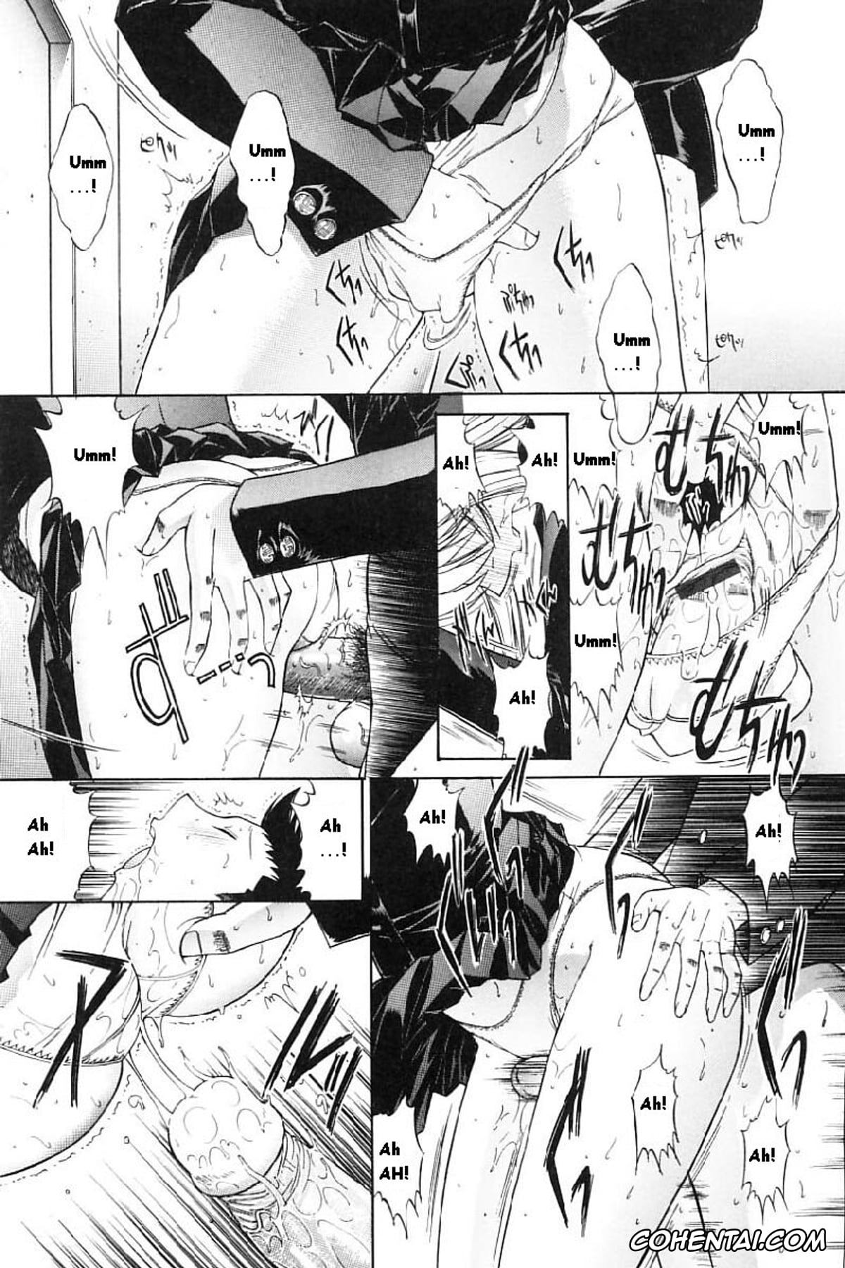 Manga porno, Tankoubon porno, Kassen Soubatsu, pagina 197