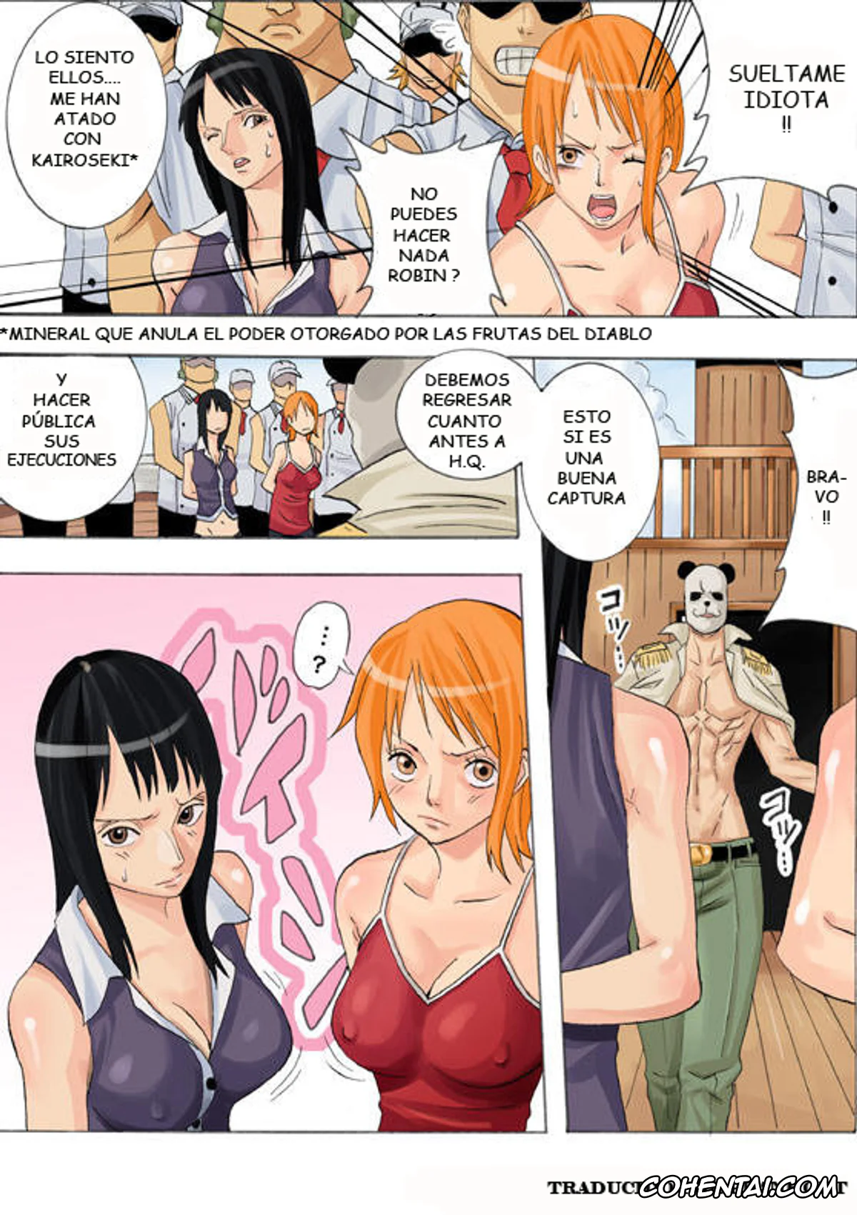 One Piece porno, Nami porno, Nico Robin porno, Hodhua (One Piece), pagina 2