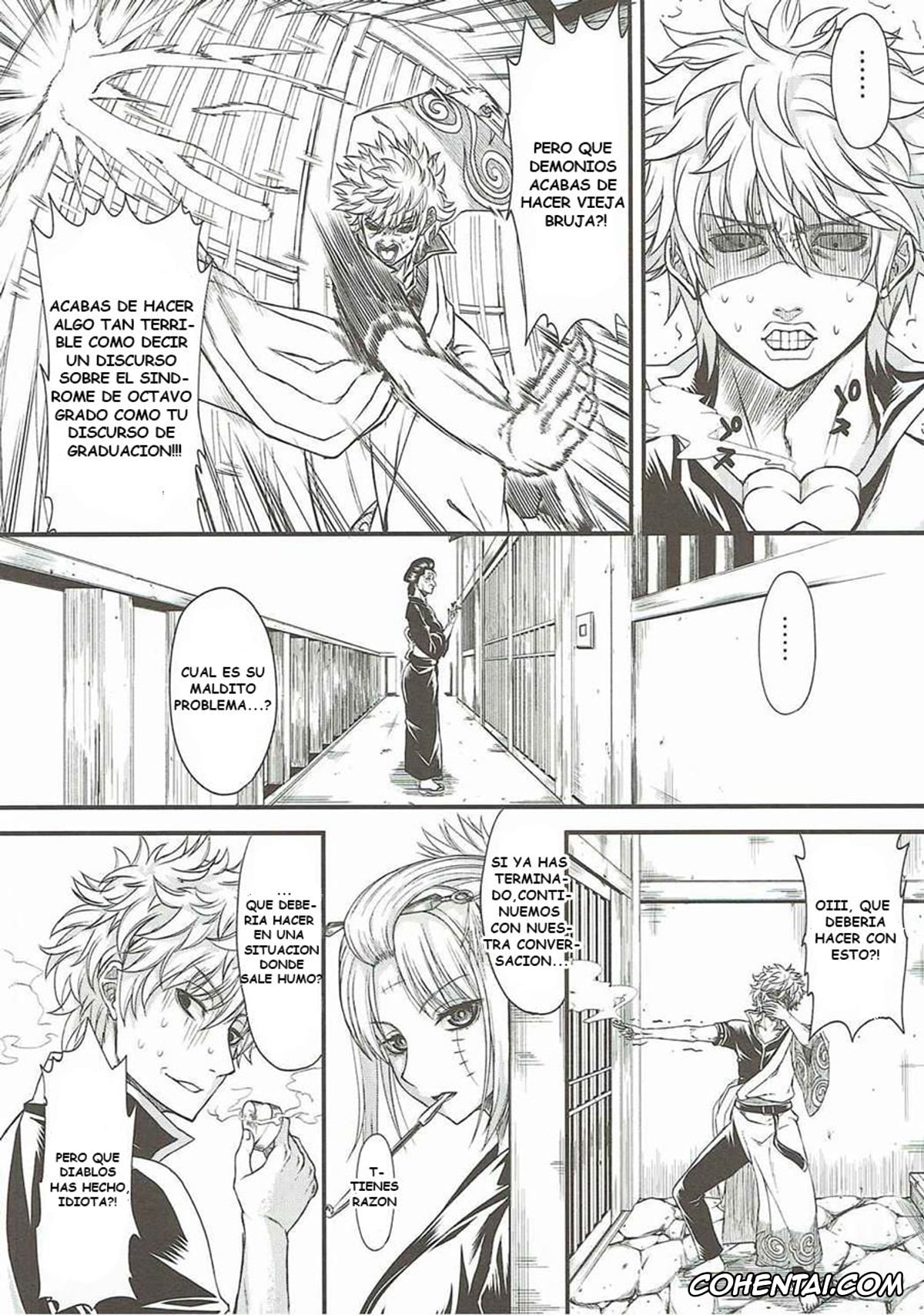 Gintama hentai, Gintoki Sakata hentai, Tsukuyo hentai, Aizenkou Darkness (Gintama), pagina 9