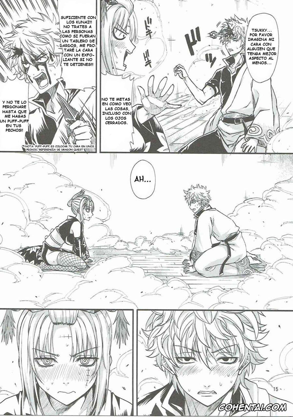 Gintama hentai, Gintoki Sakata hentai, Tsukuyo hentai, Aizenkou Darkness (Gintama), pagina 12