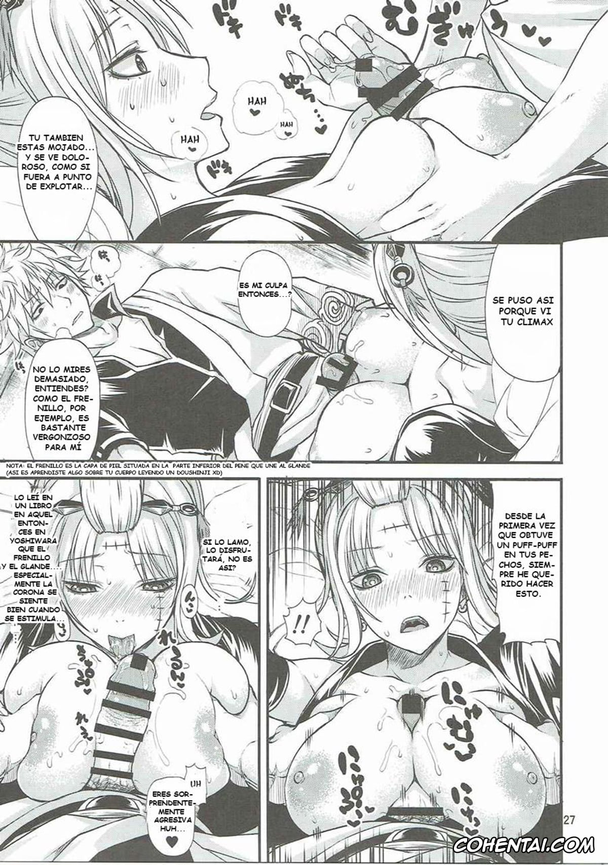 Gintama hentai, Gintoki Sakata hentai, Tsukuyo hentai, Aizenkou Darkness (Gintama), pagina 24