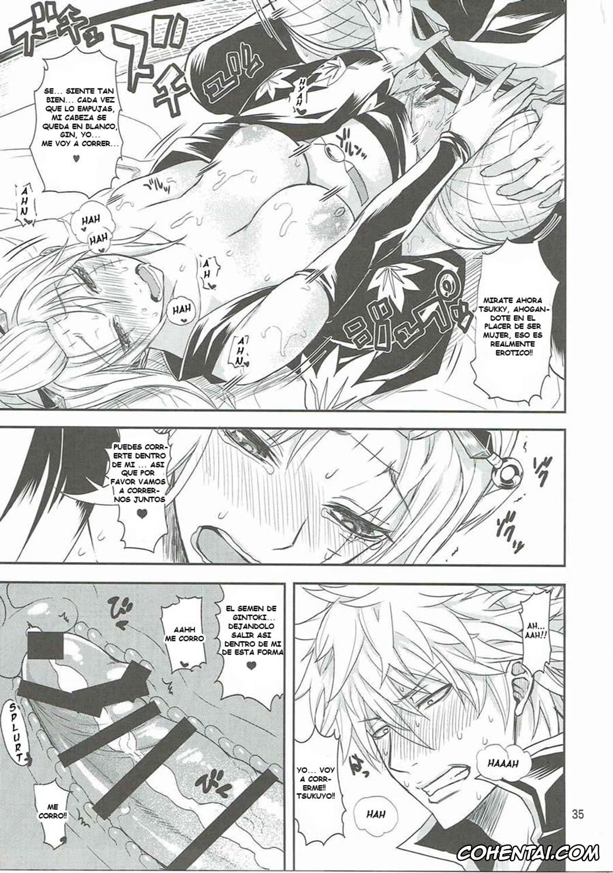 Gintama porno, Gintoki Sakata porno, Tsukuyo porno, Aizenkou Darkness (Gintama), pagina 32