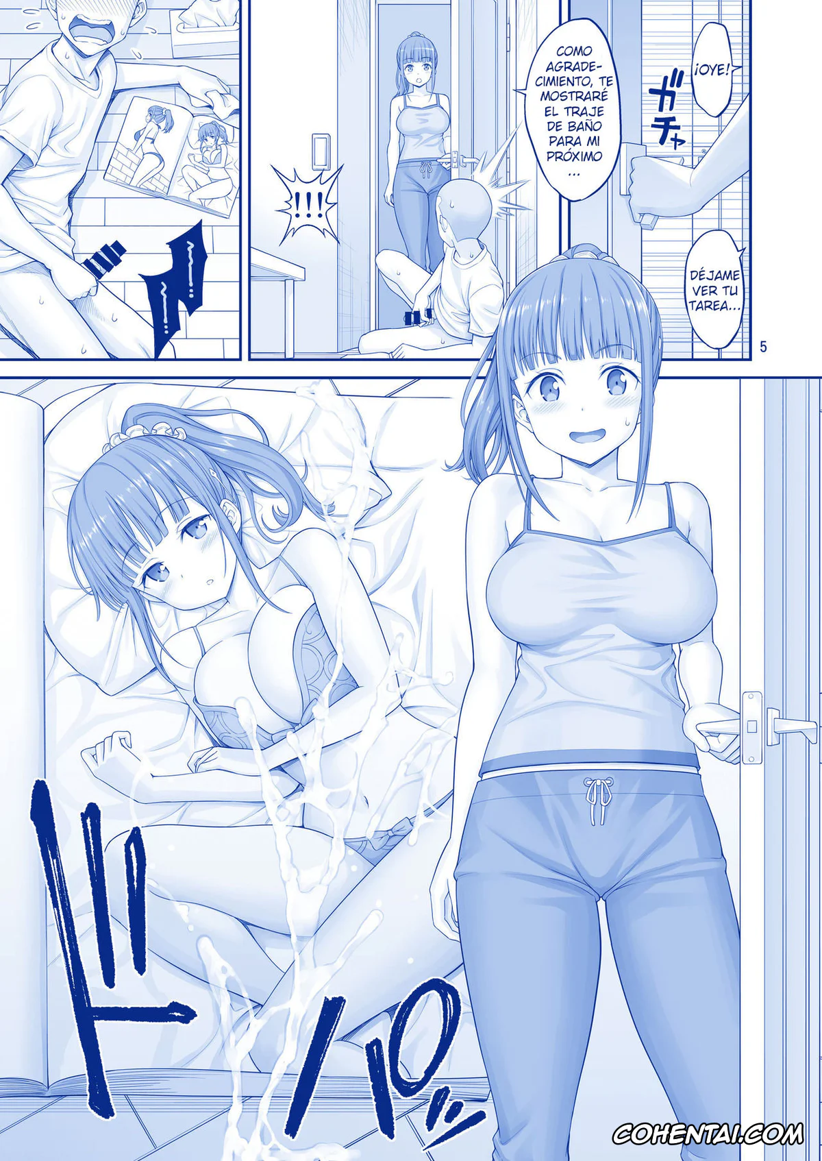 Getsuyoubi no Tawawa porno, Baseball-kun porno, Cheer-chan porno, Kimi wa Akogare no Tawawa (Getsuyoubi no Tawawa), pagina 5