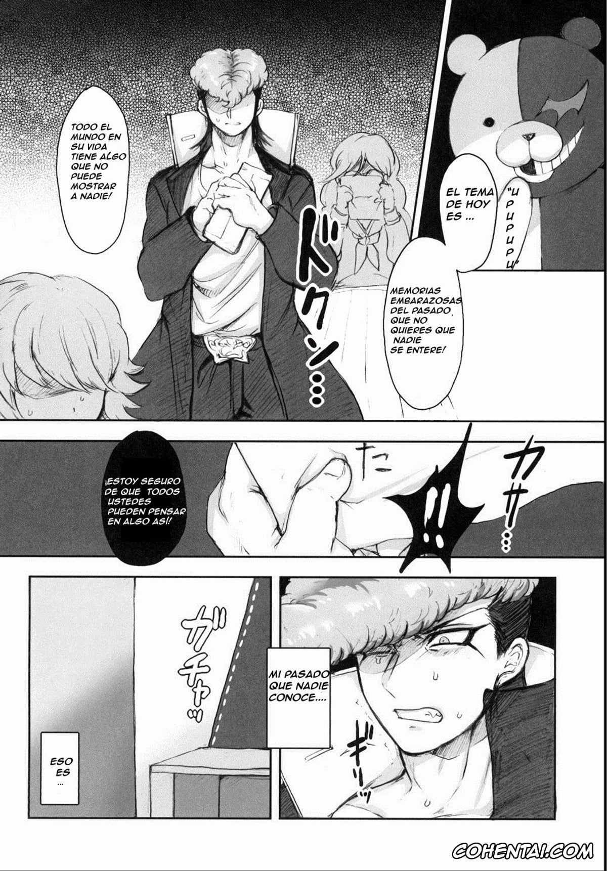 Danganronpa hentai, Mondo Oowada hentai, Ketsume Doronpa (Danganronpa), pagina 3
