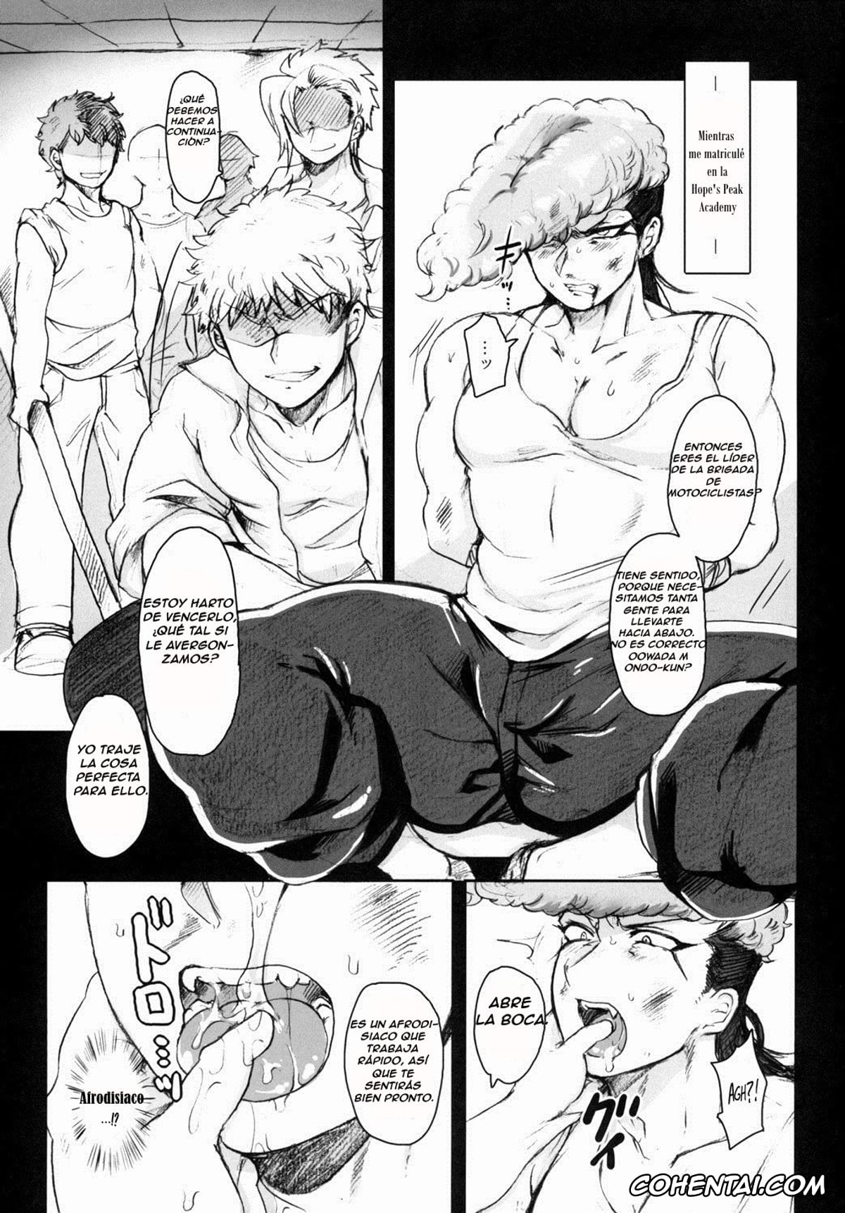 Danganronpa hentai, Mondo Oowada hentai, Ketsume Doronpa (Danganronpa), pagina 6