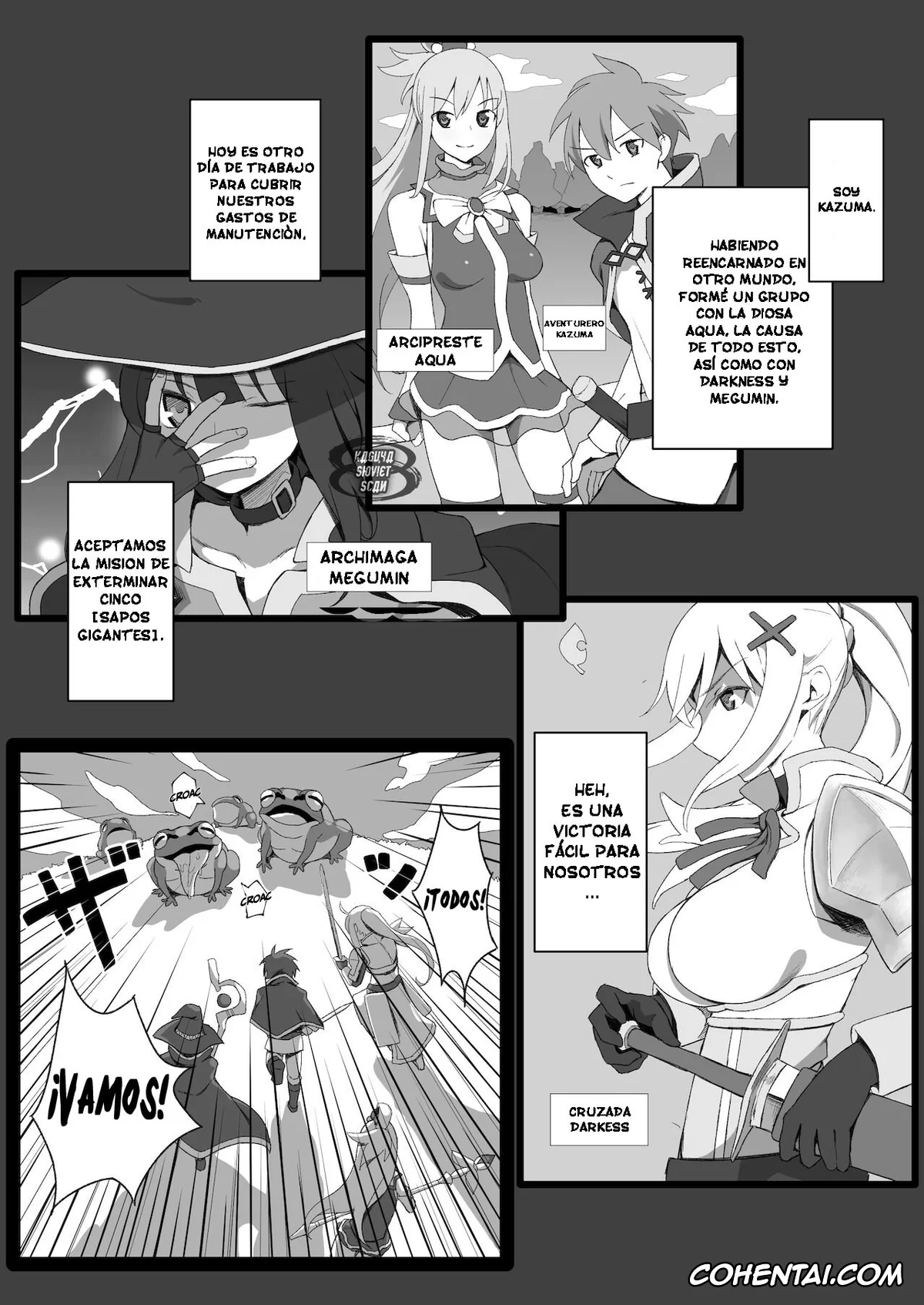 Kono Subarashii Sekai ni Syukufuku o! porno, Aqua porno, Darkness | Lalatina Ford Dustiness porno, Kazuma Satou porno, Megumin porno, Isekai Tensei Shita Saki de Party Member Zenin to Naisho de Ecchi Shiteru Neet (Kono Subarashii Sekai ni Syukufuku o!), pagina 2