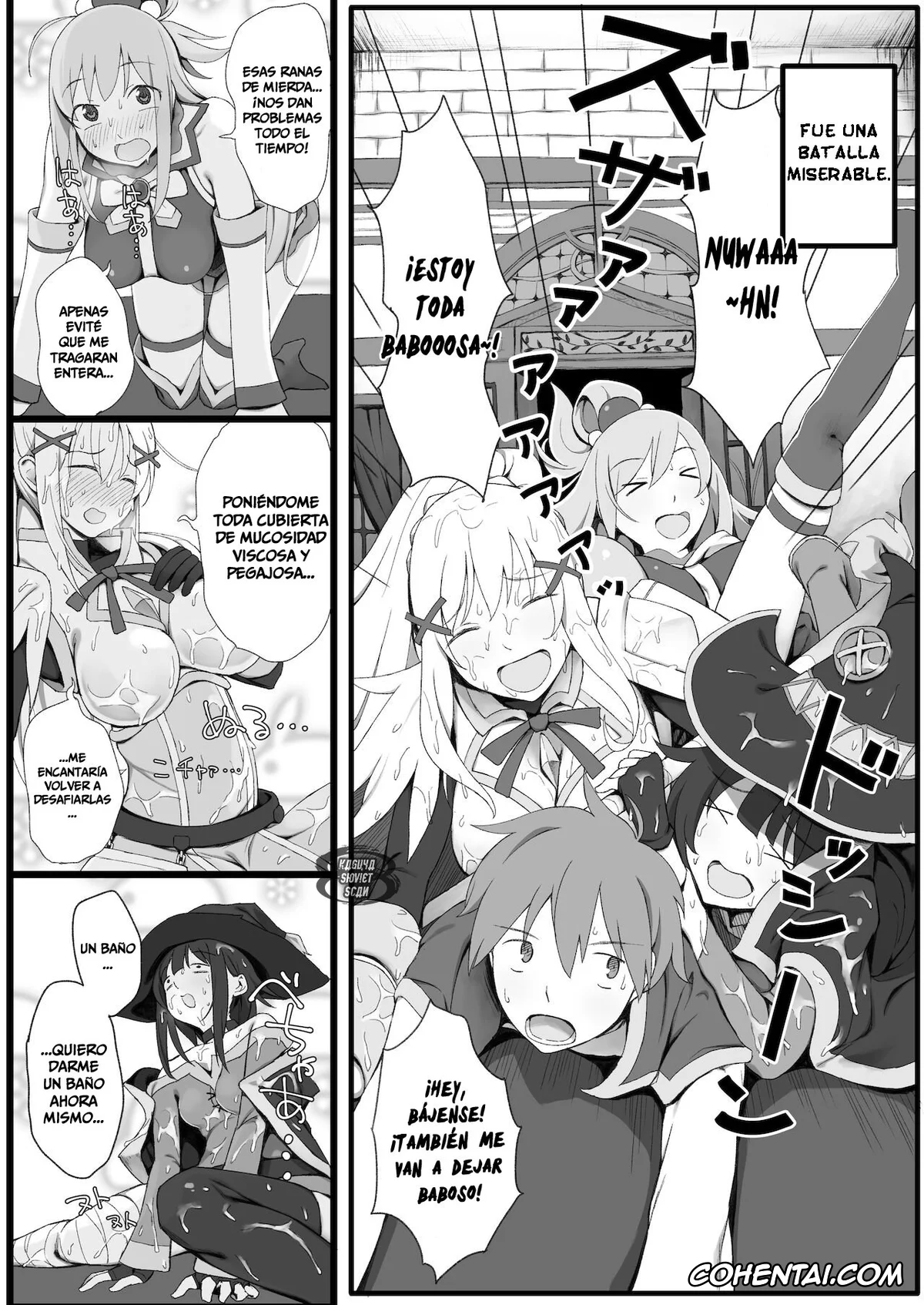 Kono Subarashii Sekai ni Syukufuku o! hentai, Aqua hentai, Darkness | Lalatina Ford Dustiness hentai, Kazuma Satou hentai, Megumin hentai, Isekai Tensei Shita Saki de Party Member Zenin to Naisho de Ecchi Shiteru Neet (Kono Subarashii Sekai ni Syukufuku o!), pagina 3