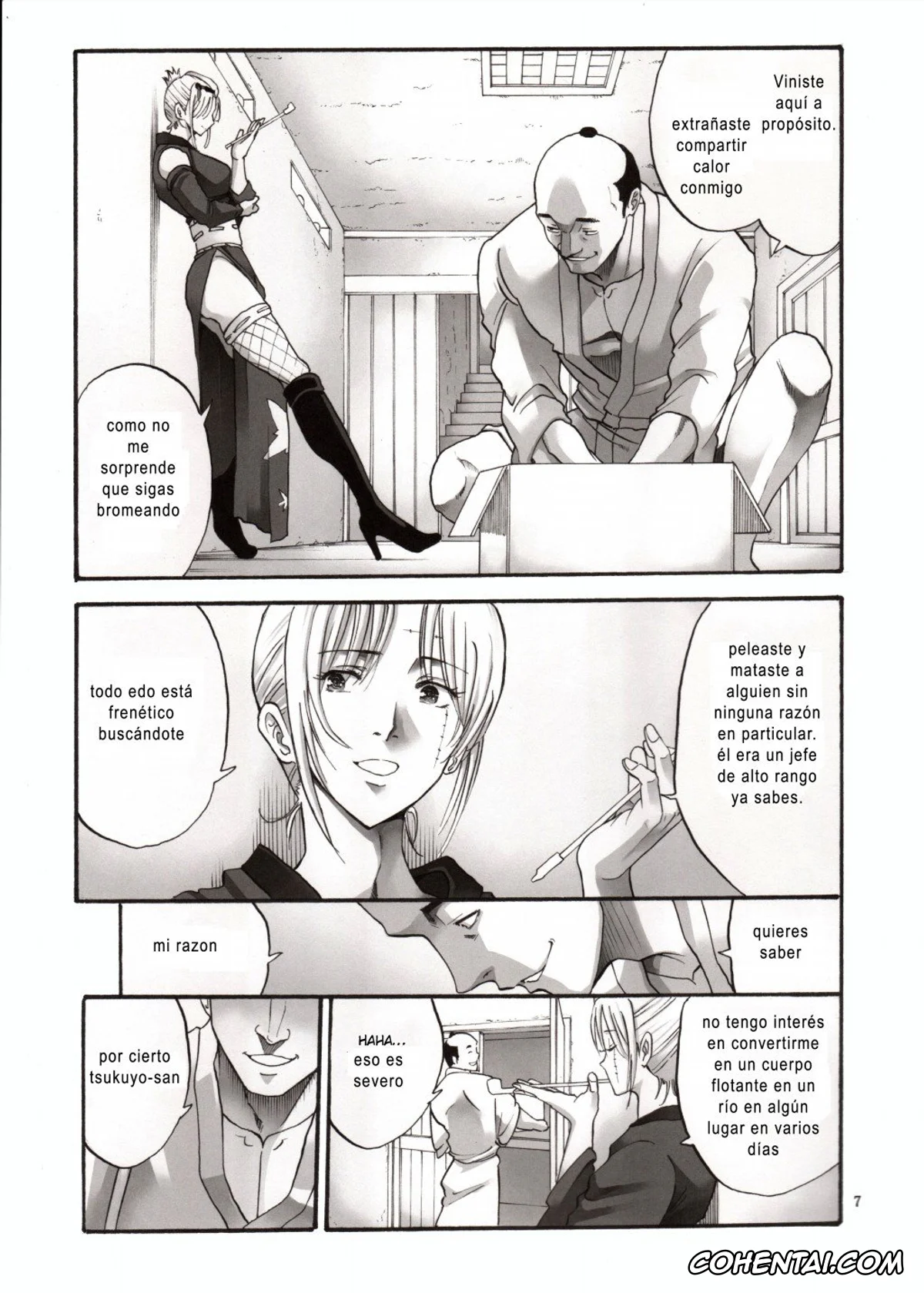Gintama porno, Tsukuyo porno, Tsukuyo-san ga Iyarashii Koto o Sarete Shimau Hanashi -NTR Ryoujoku hen- 4 (Gintama), pagina 5