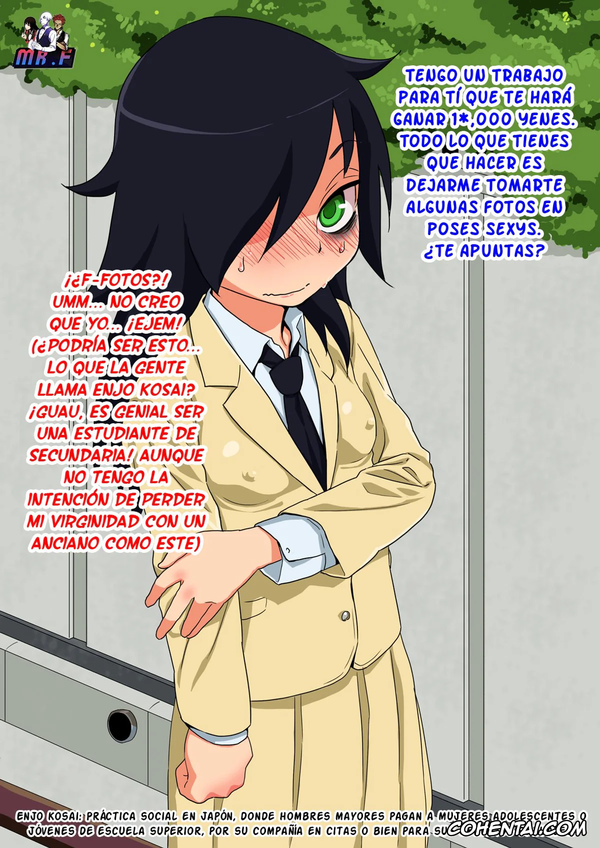 Watashi ga Motenai no wa Dou Kangaetemo Omaera ga Warui! hentai, Tomoko Kuroki hentai, Watashi ga Motenai kara Tsugou no ii Onna ni Natta no wa Warukunai! | It’s not my fault I became a slut because I’m not popular! (Watashi ga Motenai no wa Dou Kangaetemo Omaera ga Warui!), pagina 3