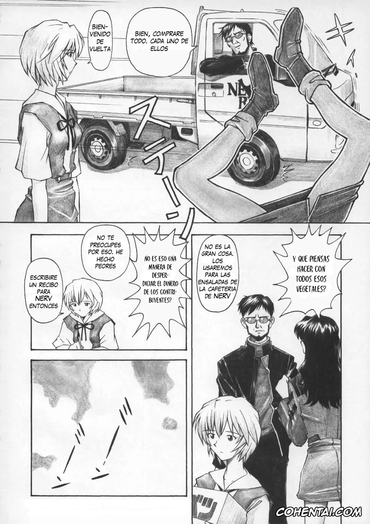 Neon Genesis Evangelion porno, Asuka Langley Soryu porno, Misato Katsuragi porno, Shinji Ikari porno, Asuka Trial (Neon Genesis Evangelion), pagina 5