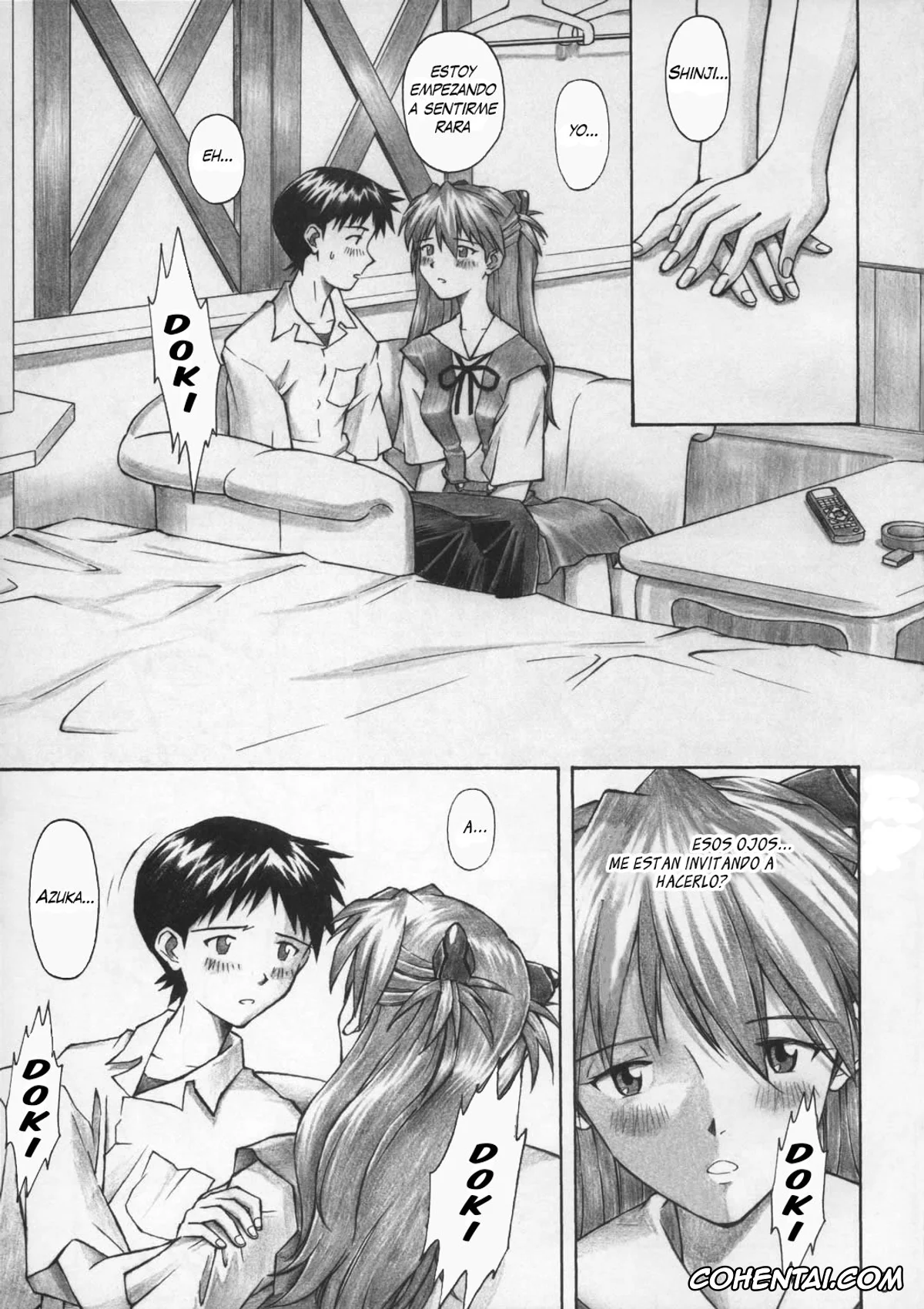 Neon Genesis Evangelion porno, Asuka Langley Soryu porno, Misato Katsuragi porno, Shinji Ikari porno, Asuka Trial (Neon Genesis Evangelion), pagina 8