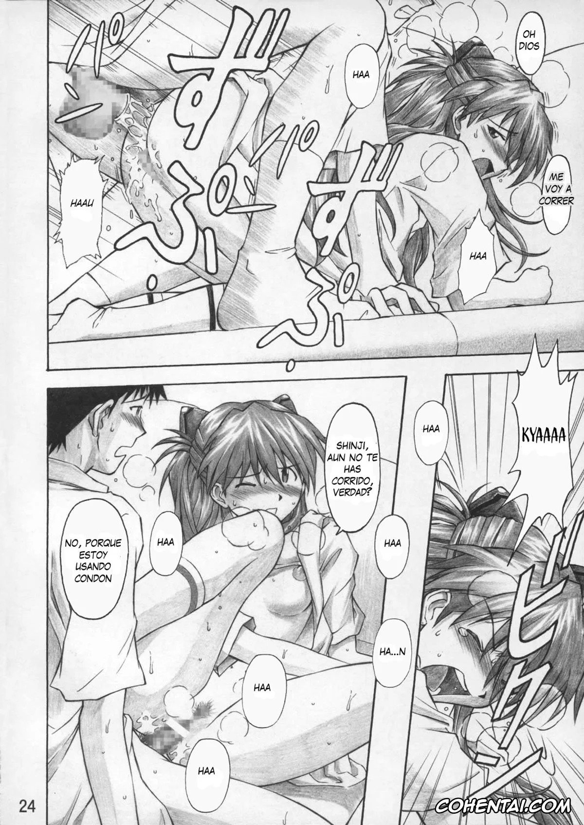 Neon Genesis Evangelion porno, Asuka Langley Soryu porno, Misato Katsuragi porno, Shinji Ikari porno, Asuka Trial (Neon Genesis Evangelion), pagina 23