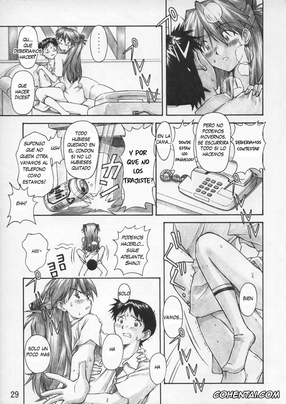 Neon Genesis Evangelion xxx, Asuka Langley Soryu xxx, Misato Katsuragi xxx, Shinji Ikari xxx, Asuka Trial (Neon Genesis Evangelion), pagina 28