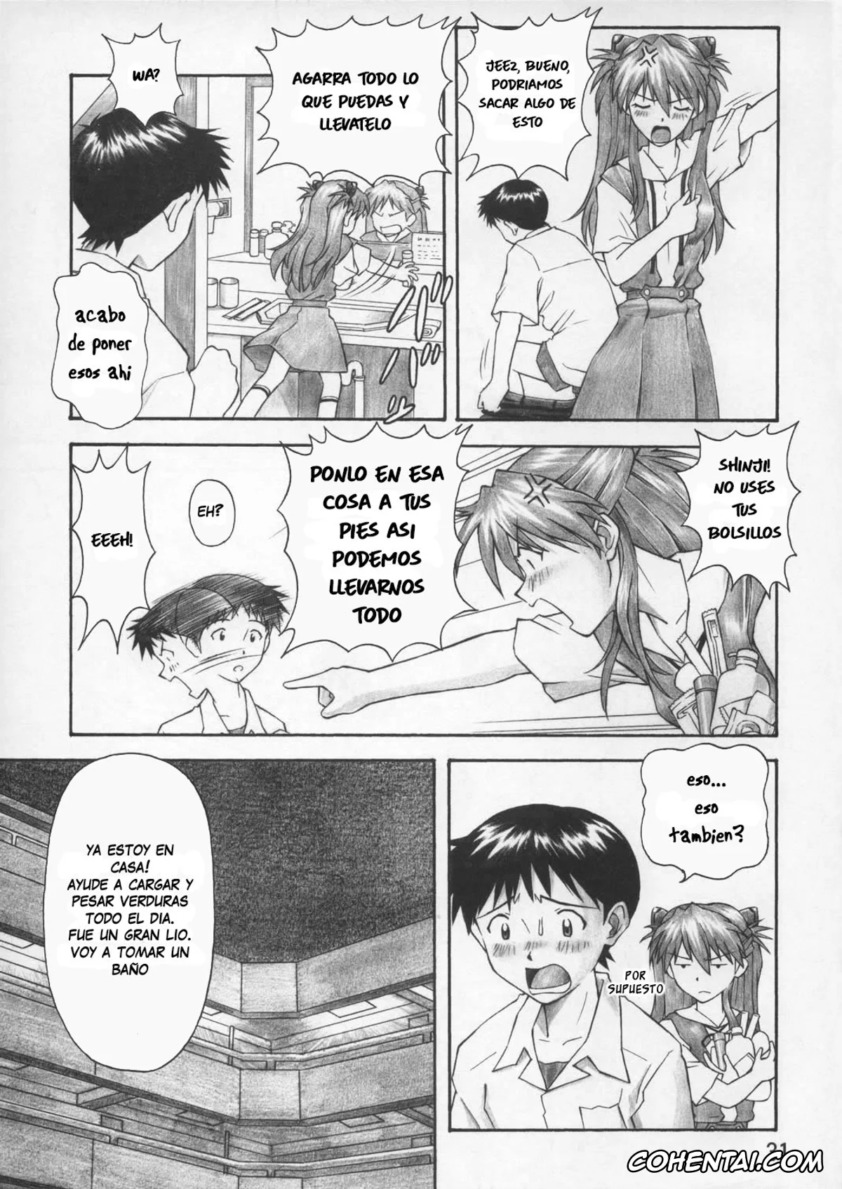 Neon Genesis Evangelion hentai, Asuka Langley Soryu hentai, Misato Katsuragi hentai, Shinji Ikari hentai, Asuka Trial (Neon Genesis Evangelion), pagina 30