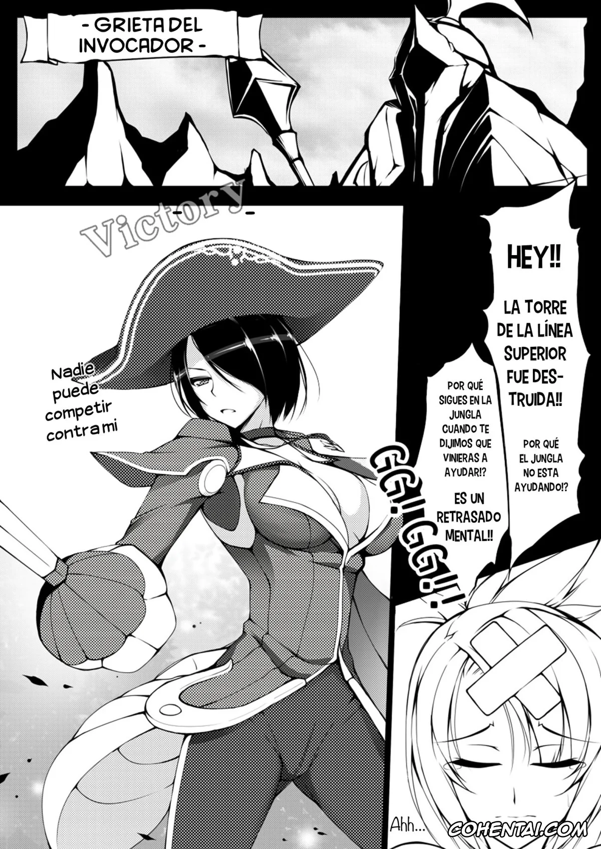 League of Legends hentai, Fiora Laurent hentai, La Tragedia de Fiora (League of Legends), pagina 3