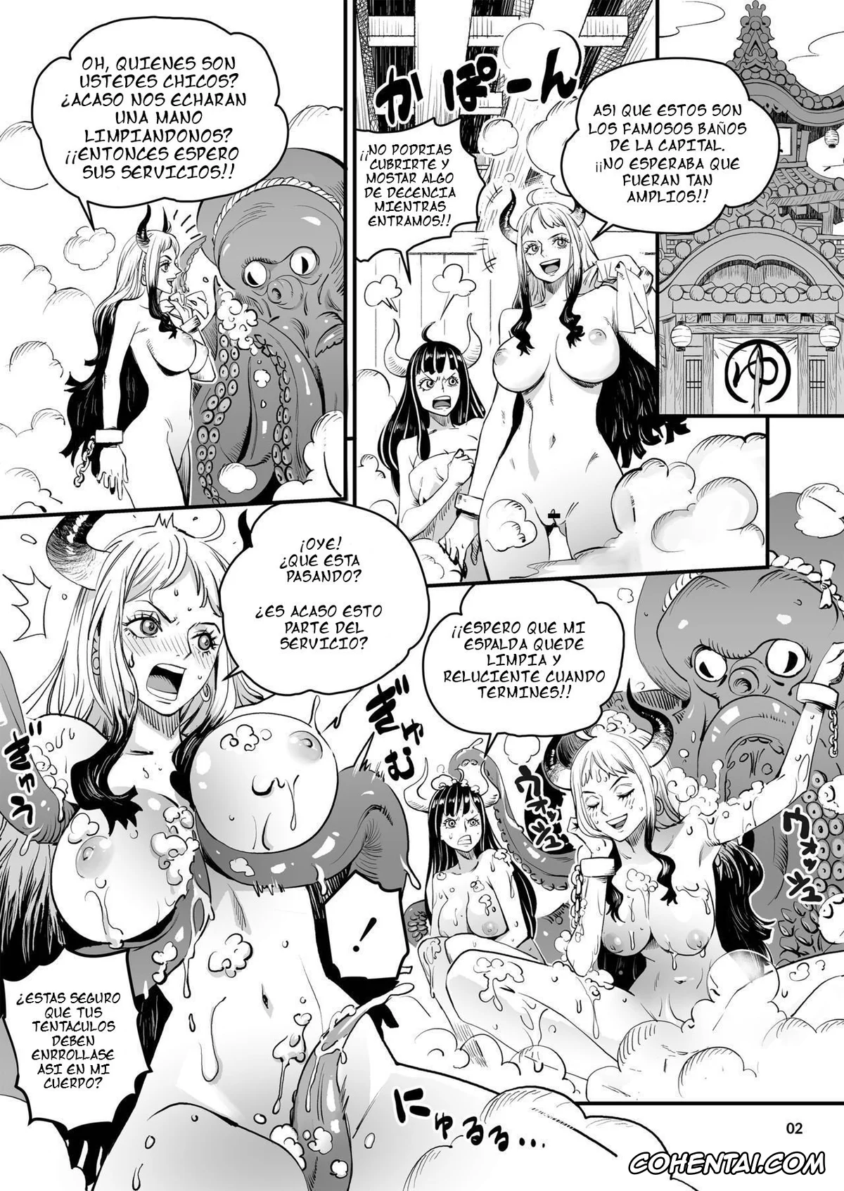 One Piece porno, Ulti porno, Yamato porno, Wano Kuni Sentou Momiarai Ni (One Piece), pagina 2