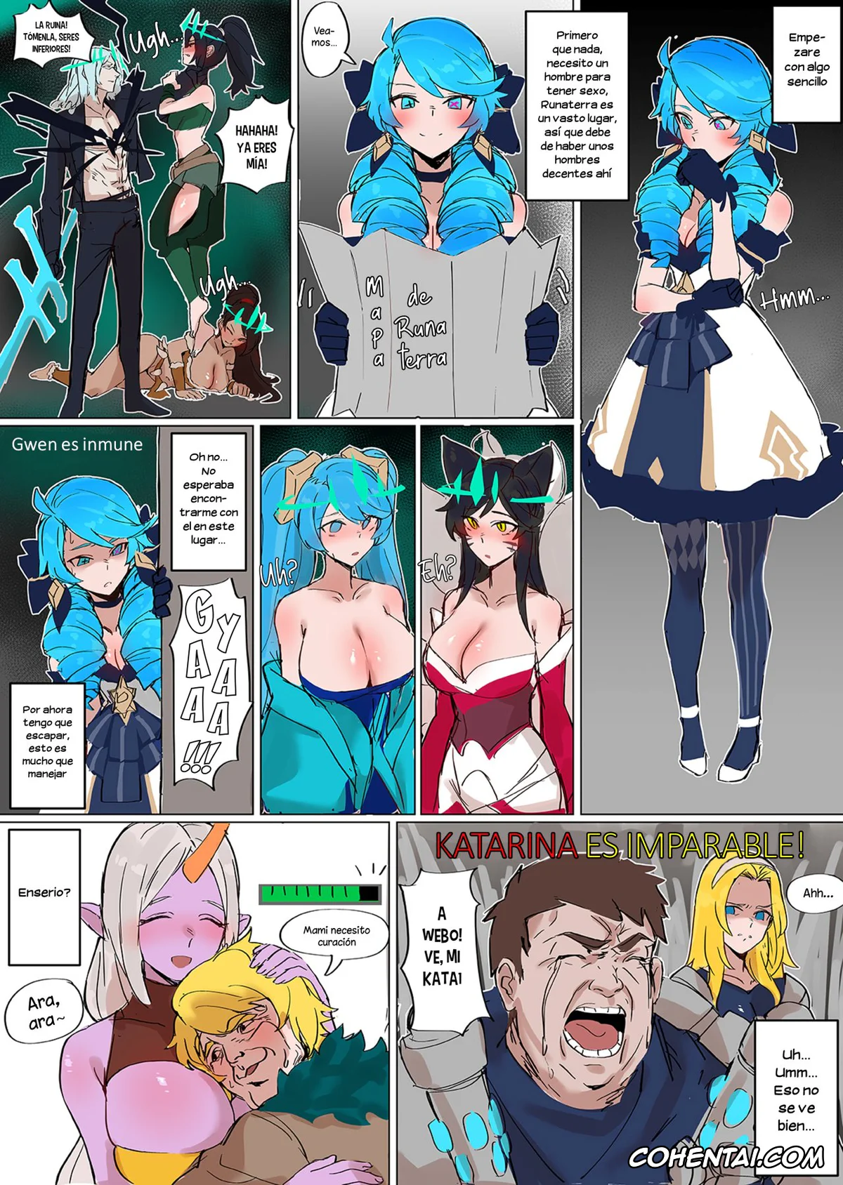 League of Legends hentai, Gwen hentai, Neeko hentai, Gwen (League of Legends), pagina 6