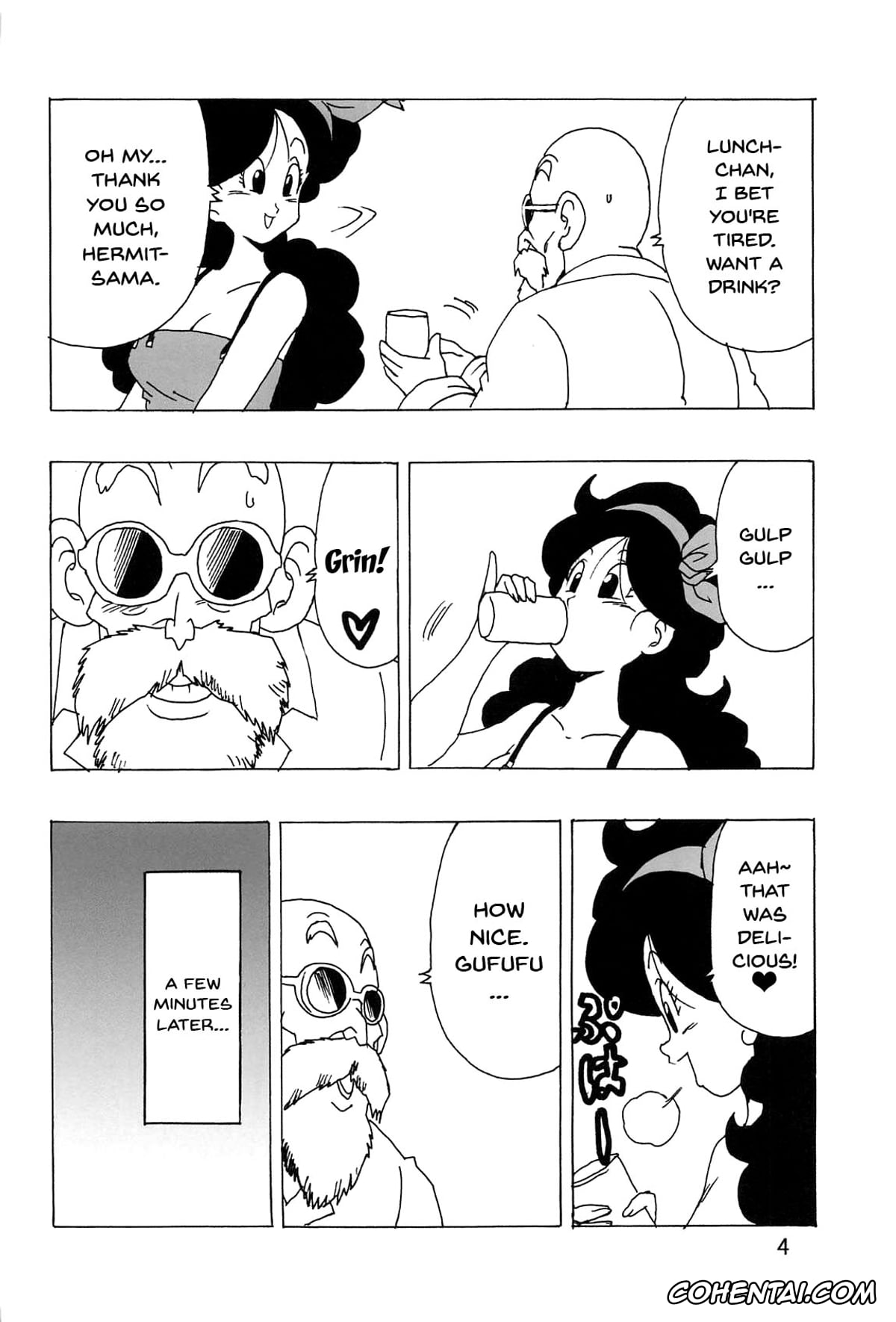 Dragon Ball porno, Lunch porno, Master Roshi porno, Lunch Kuro LOVE (Dragon Ball), pagina 5