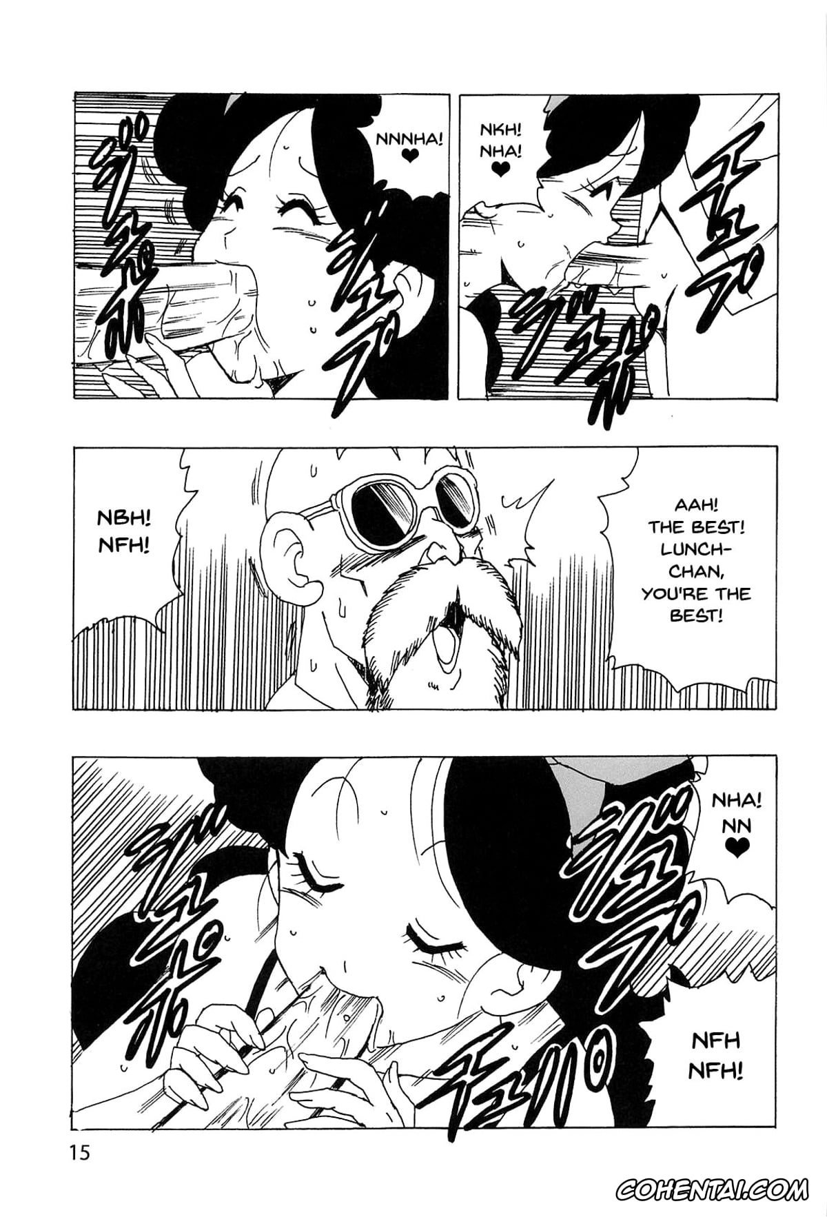 Dragon Ball xxx, Lunch xxx, Master Roshi xxx, Lunch Kuro LOVE (Dragon Ball), pagina 16