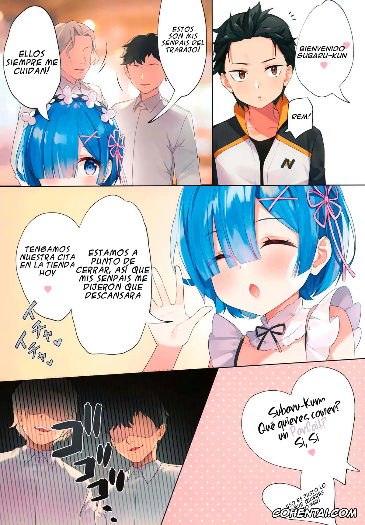 Re:Zero kara Hajimeru Isekai Seikatsu hentai, Rem hentai, Akumu Rem Netorare (Re:Zero kara Hajimeru Isekai Seikatsu), pagina 3