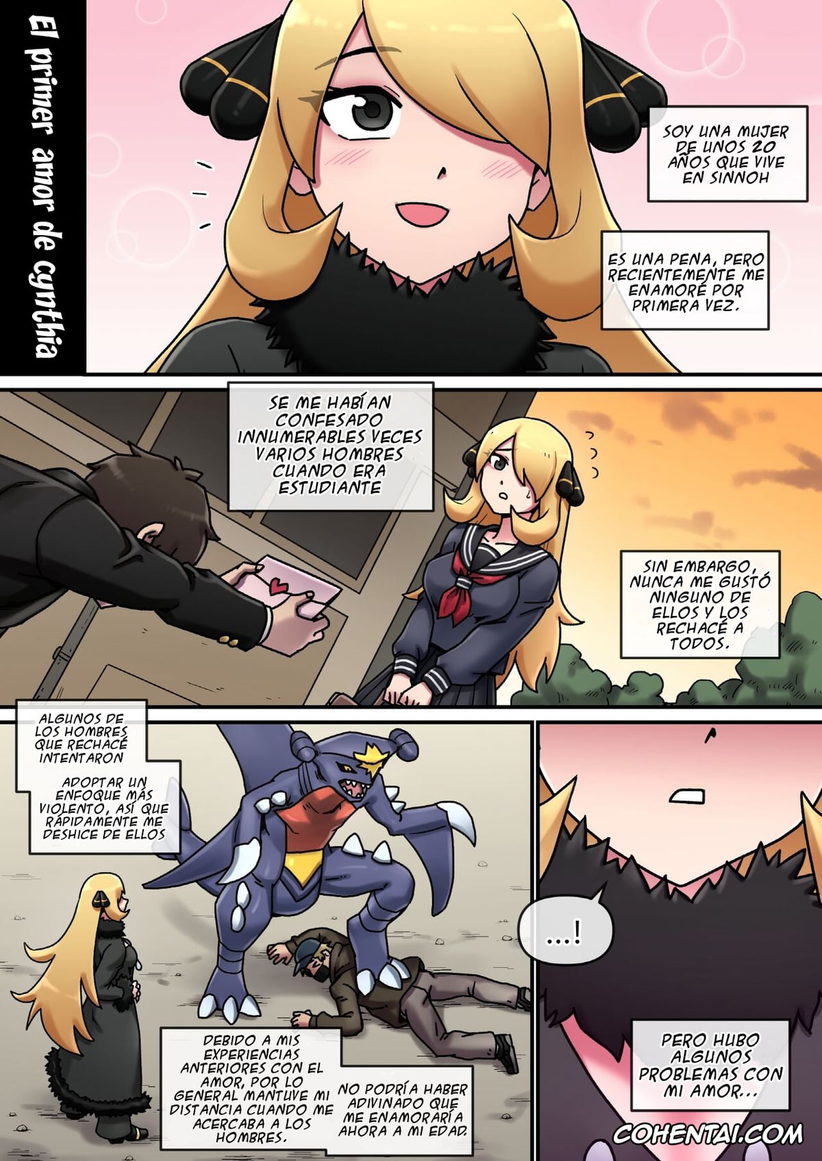Pokemon | Pocket Monsters porno, Cynthia porno, El primer amor de Cynthia (Pokémon), pagina 2