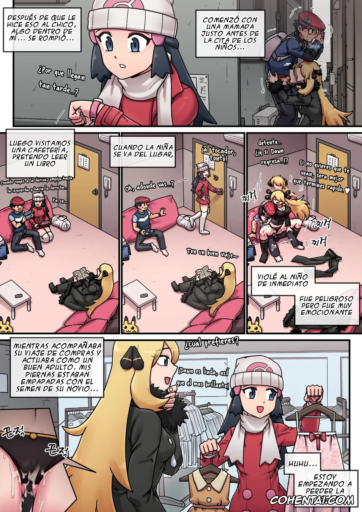 Pokemon | Pocket Monsters porno, Cynthia porno, Cynthia’s first love (Pokémon), pagina 5