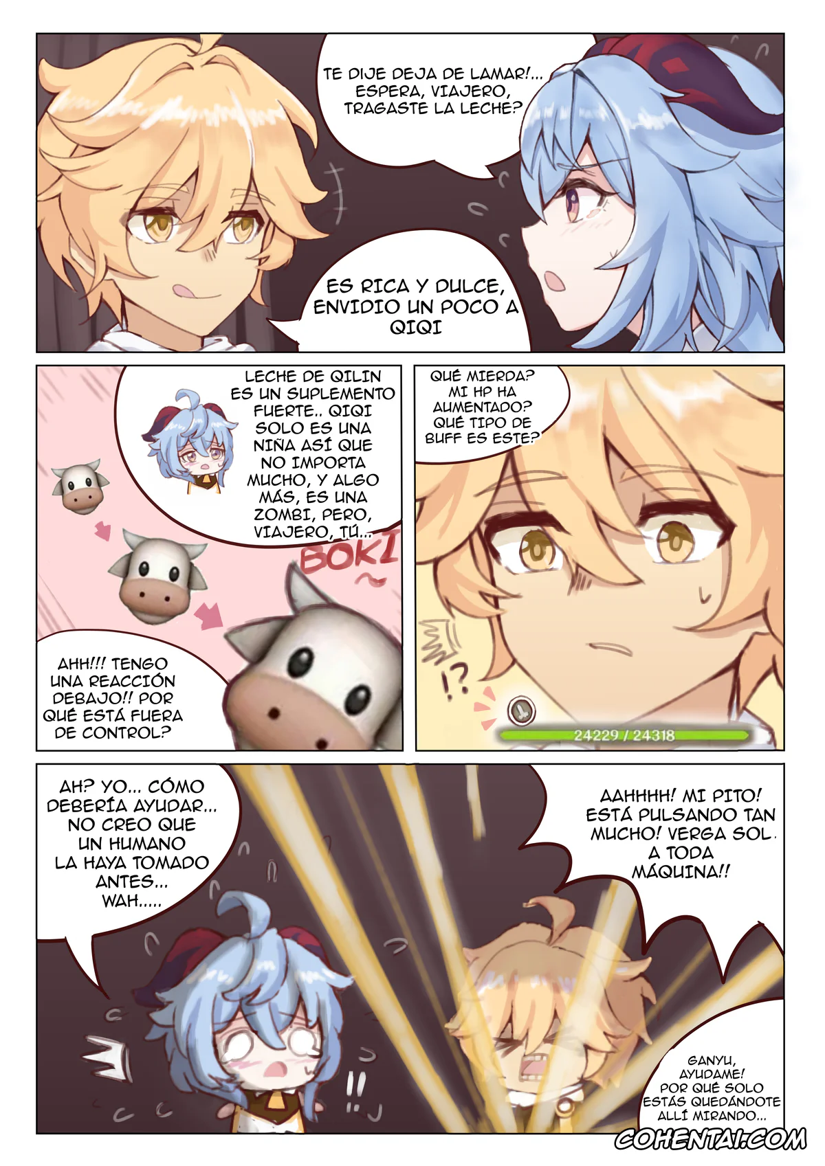 Genshin Impact hentai, Aether hentai, Ganyu hentai, West Hunt for Qilin (Genshin Impact), pagina 6