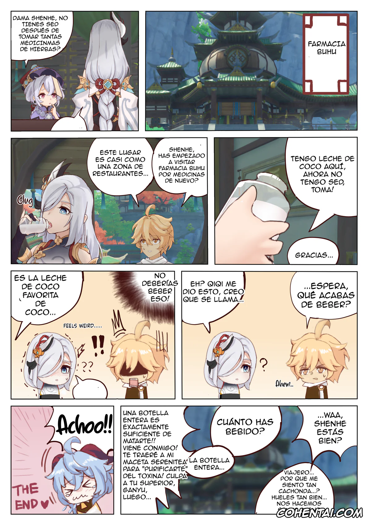 Genshin Impact hentai, Aether hentai, Ganyu hentai, West Hunt for Qilin (Genshin Impact), pagina 12