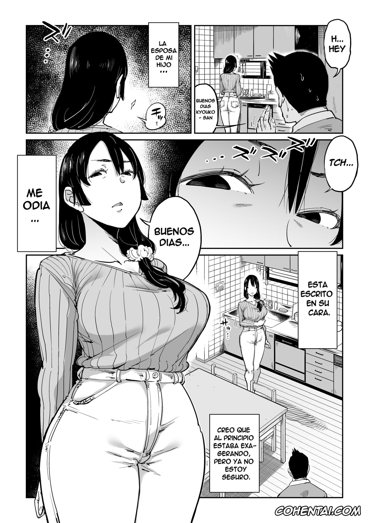 Original hentai, Hankouteki na Musuko no Yome ni Saimin Kakete mita, pagina 3