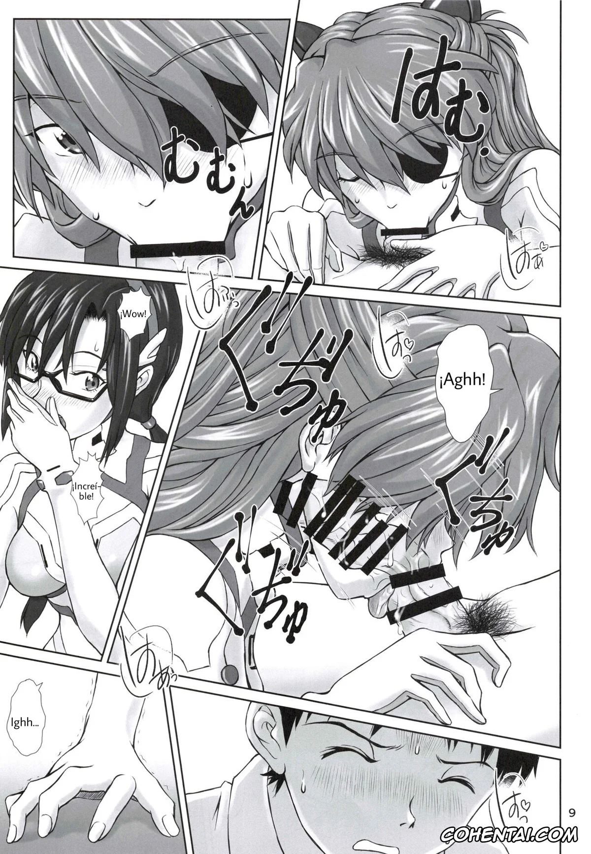 Neon Genesis Evangelion porno, Asuka Langley Soryu porno, Mari Illustrious Makinami porno, Shinji Ikari porno, 0208 (Neon Genesis Evangelion), pagina 8
