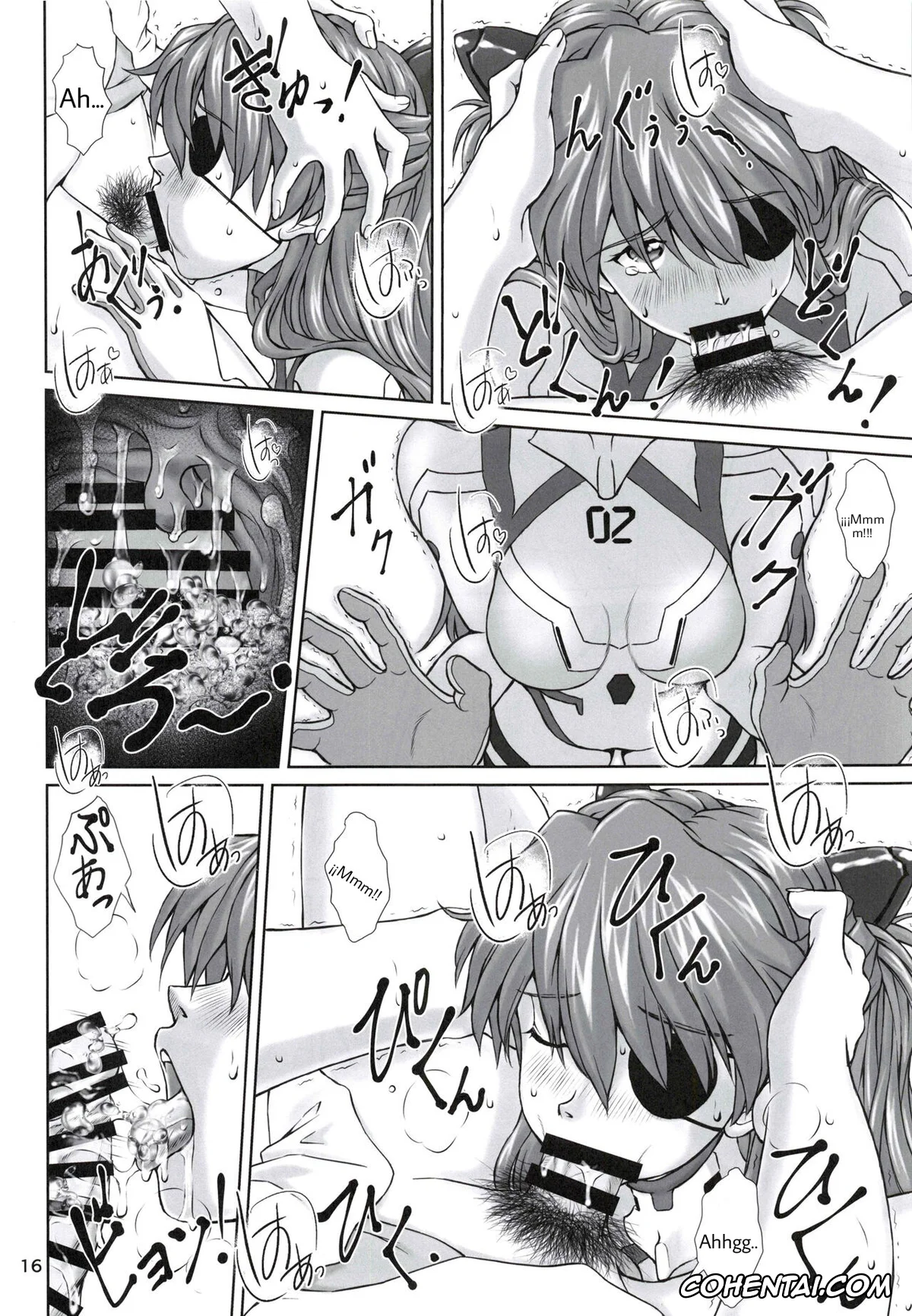 Neon Genesis Evangelion hentai, Asuka Langley Soryu hentai, Mari Illustrious Makinami hentai, Shinji Ikari hentai, 0208 (Neon Genesis Evangelion), pagina 15