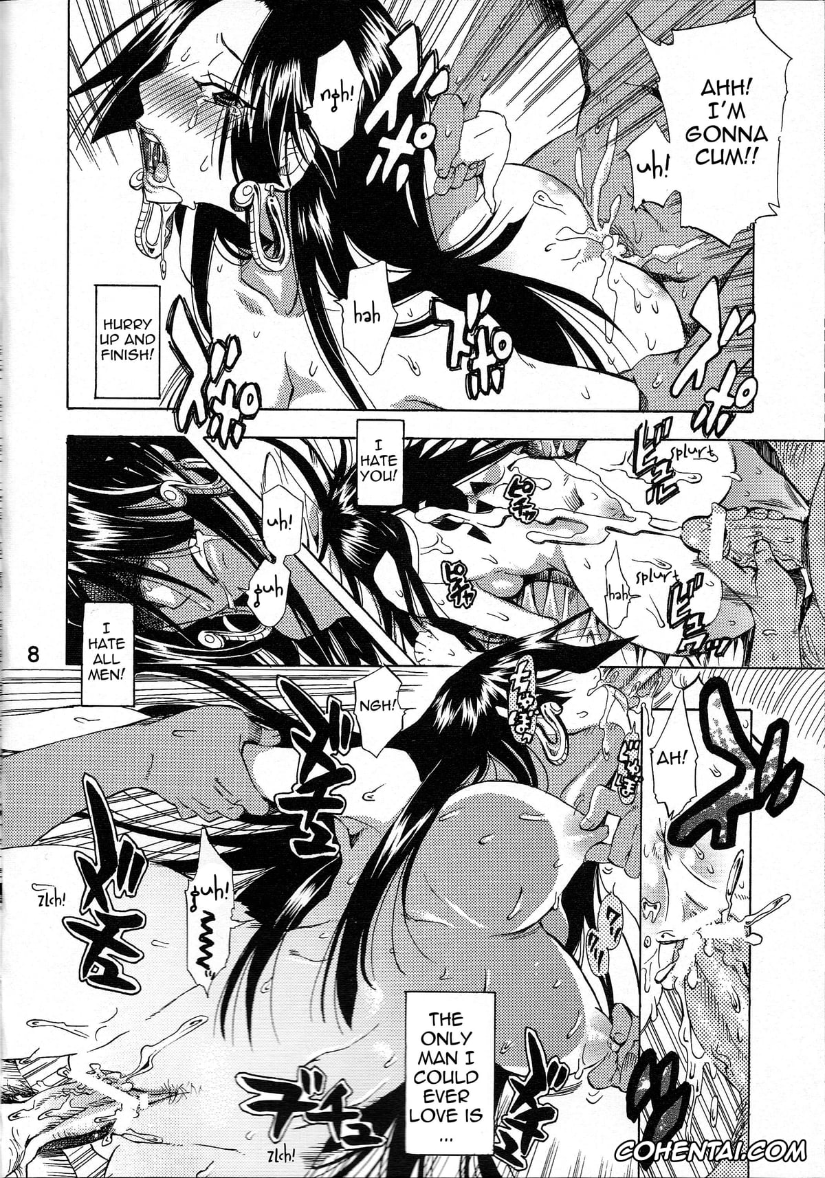 One Piece xxx, Boa Hancock xxx, Monkey D. Luffy xxx, Yokujou Rensa ~Hebihime ver.~ (One Piece), pagina 7