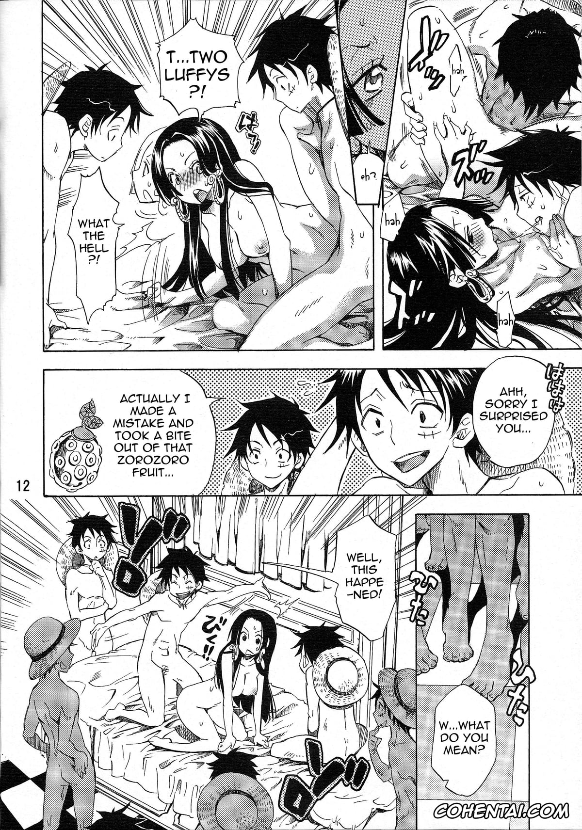 One Piece porno, Boa Hancock porno, Monkey D. Luffy porno, Yokujou Rensa ~Hebihime ver.~ (One Piece), pagina 11