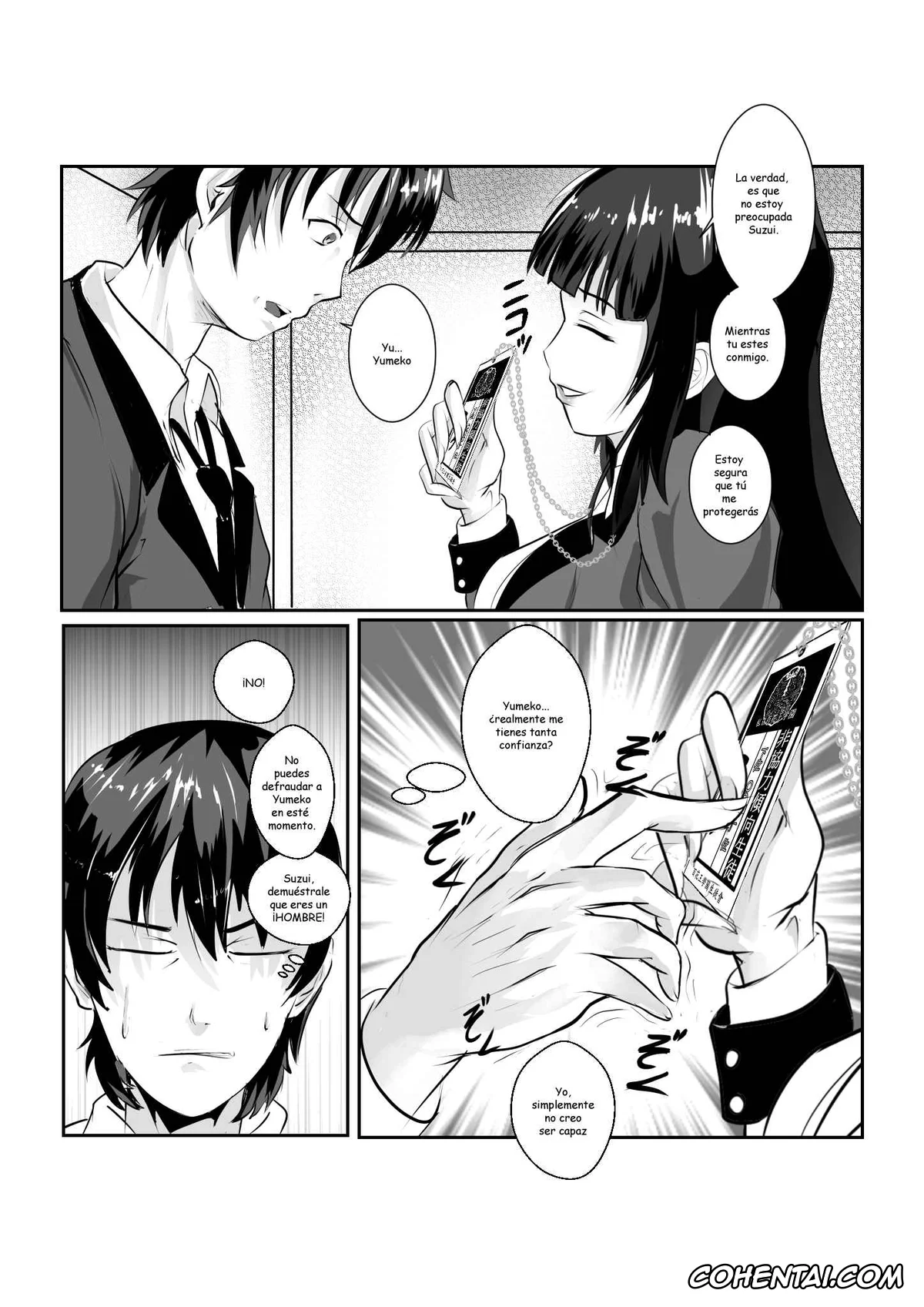 Kakegurui xxx, Yumeko Jabami xxx, Becoming a Pet Cap 1 – My Kitty Yumeko (Kakegurui), pagina 4